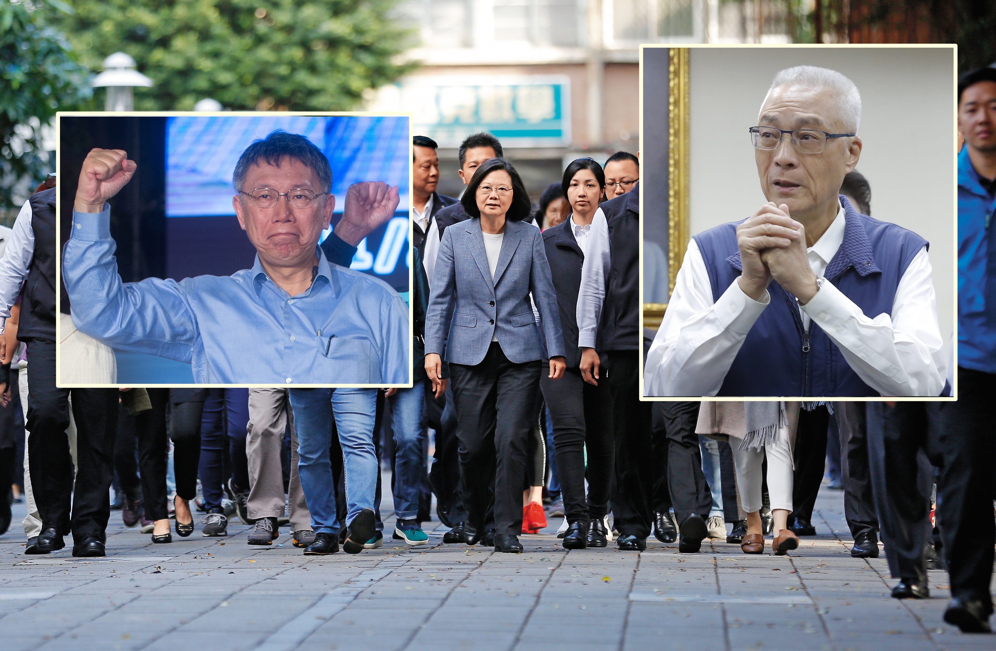 2018九合一選舉牽動朝野政治勢力，綠營慘敗，總統蔡英文連任之路出現勁敵，包括大勝的國民黨主席吳敦義及連任成功的台北市長柯文哲都是潛在對手。