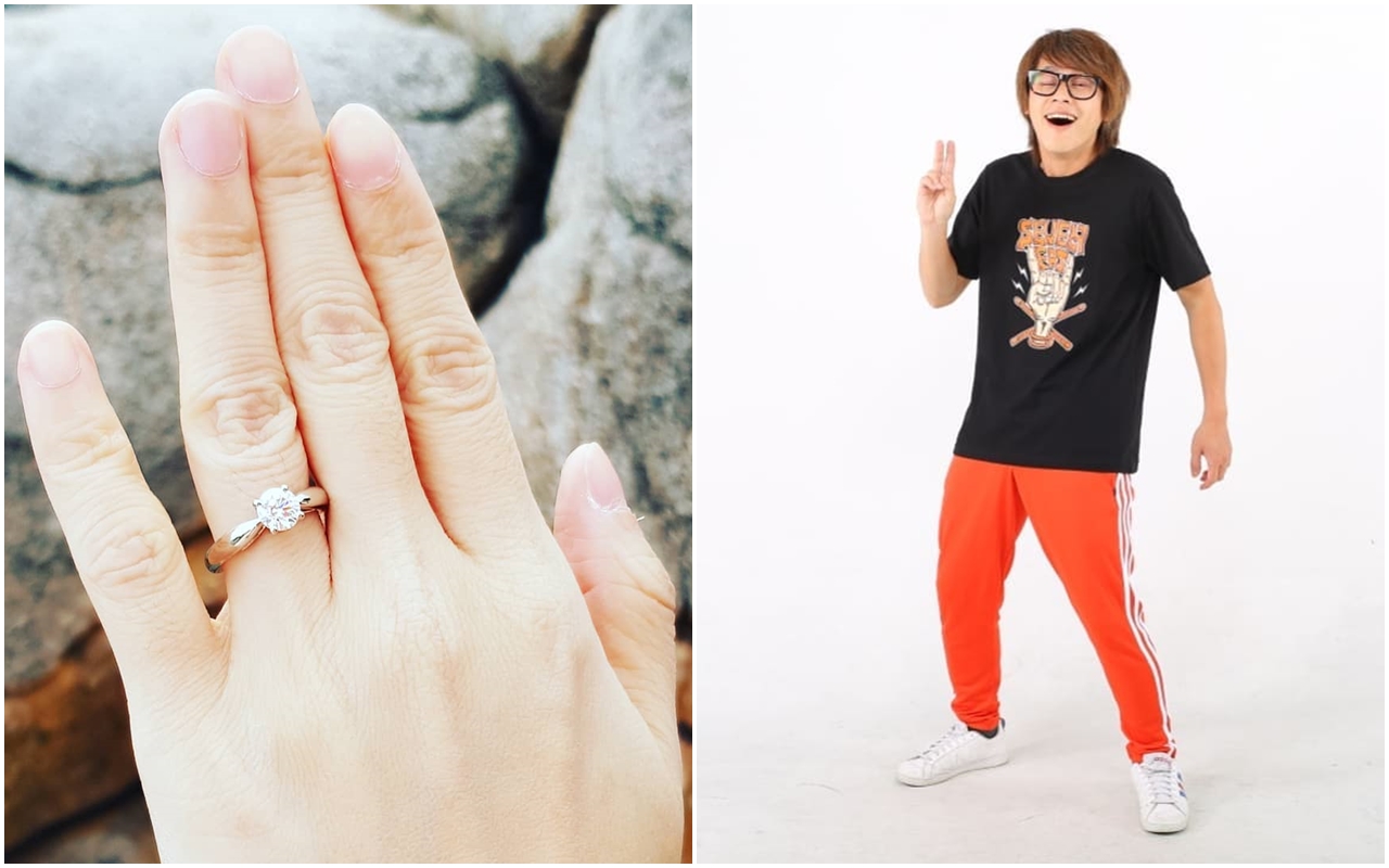 HowHow陳孜昊IG貼出單手婚戒照，有粉絲不願面對表示，「終於要跟左手結婚了嗎？好幸FU啊！」（翻攝自howhowhasfriends）