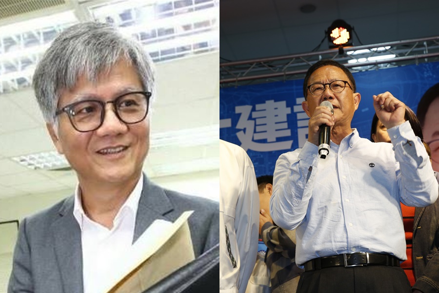 吳蕚洋今(28日)在臉書上表示,希望丁守中陣營一定要向法院聲請假扣押,並要中選會不准發當選證書給柯文哲。 (左圖翻攝自吳蕚洋粉專)