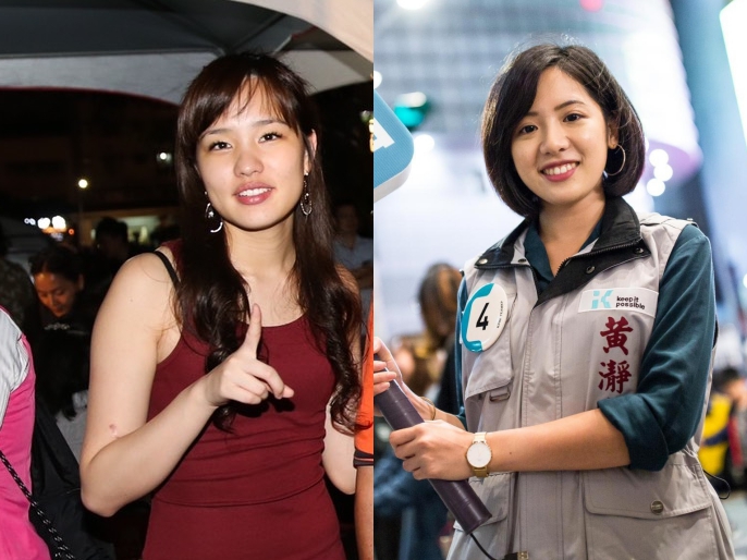 製作人詹仁雄想找韓冰（左）和學姐黃瀞瑩開節目。