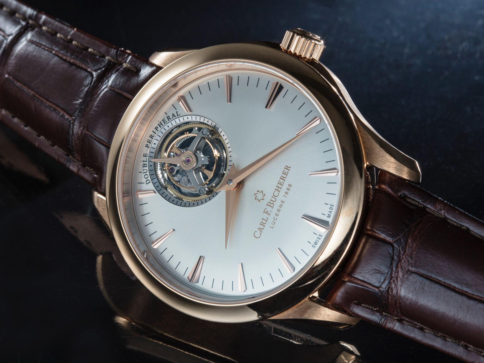 寶齊萊Manero Tourbillon Double Peripheral雙外緣陀飛輪腕錶，售價約台幣198萬元。