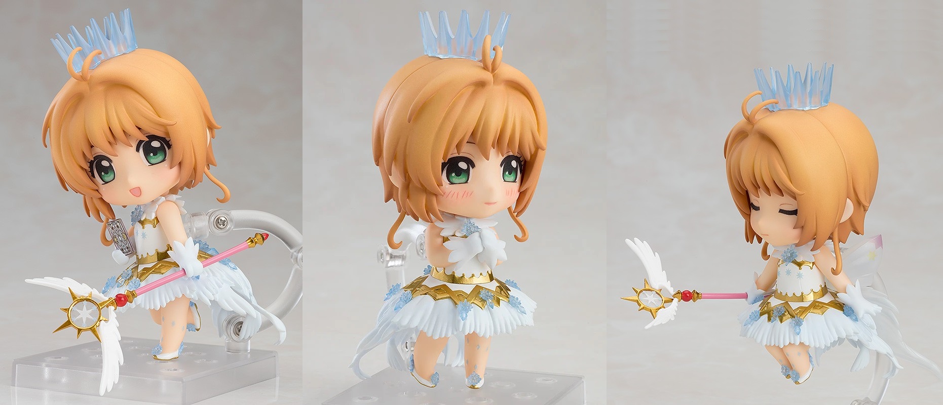 這次的透明牌篇有 3 種表情,都很少女!(翻攝 Good Smile Company 官網)