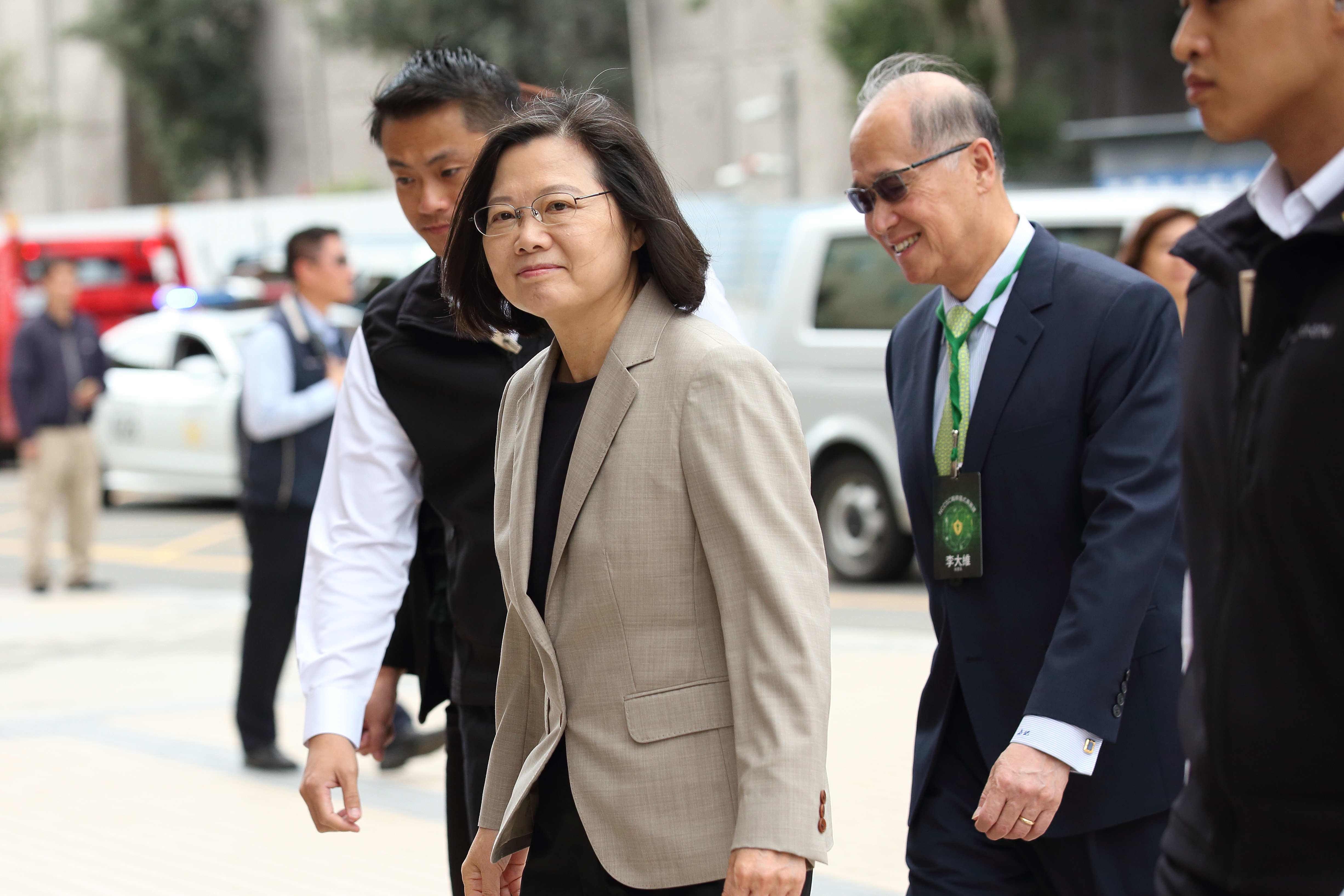 總統蔡英文受訪時被問到2025年達成「非核家園」相關問題，她回應「非核家園目標不變」。