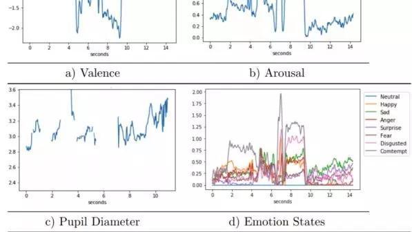 a為原子價;b為刺激;c為瞳孔直徑;d為情緒狀態