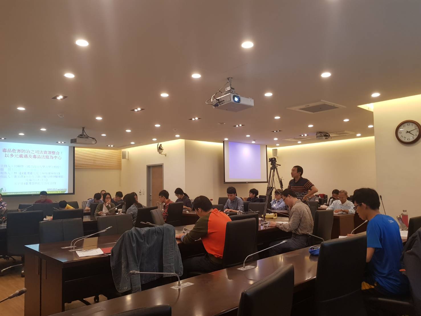 台灣法學會今天舉辦研討會，其中一場針對毒品議題邀請學者專家參與討論。