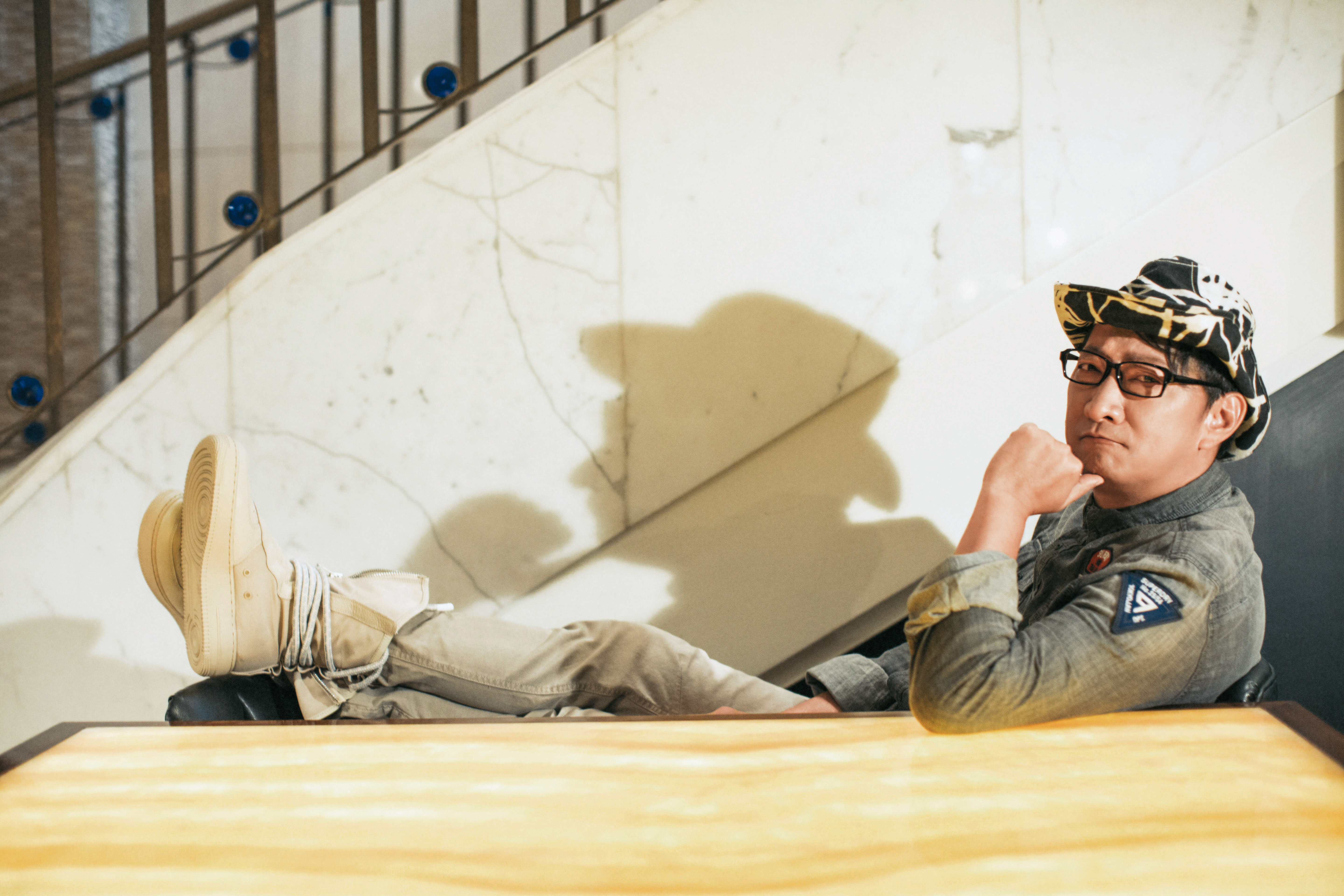 因為身邊都是大哥，九孔以前是緊張大師，要練了很多年之後，才終於懂了，自娛後方能娛人。