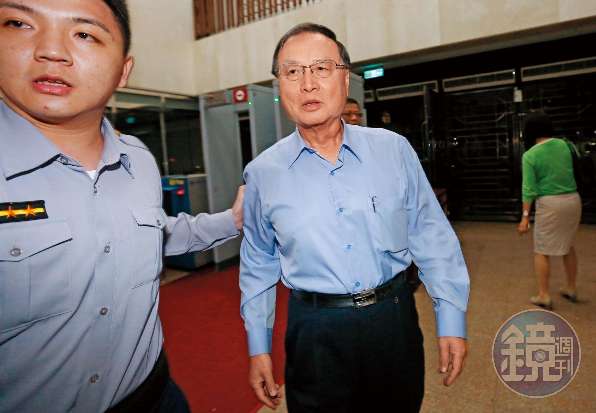 中投前董事長張哲琛（圖）在三中案緊咬馬英九，向檢方強調交易過程均對當時的黨主席馬英九報告。