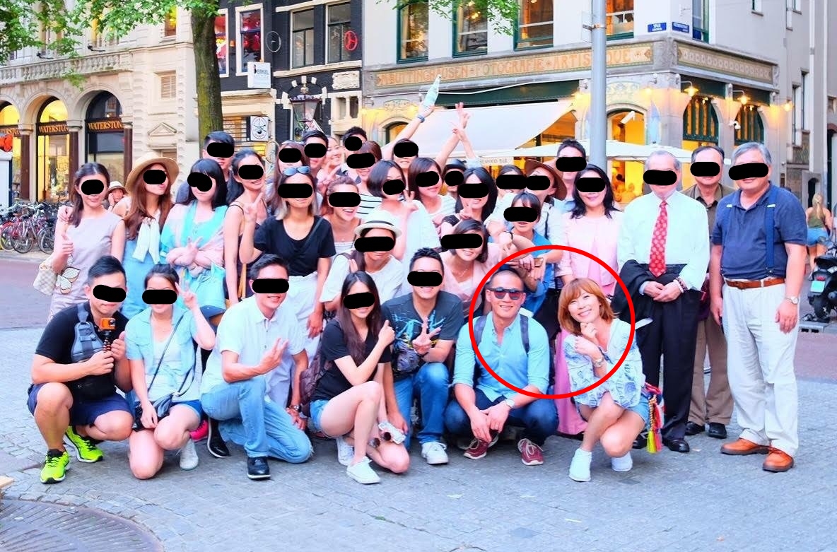 黃博健被爆料生活豪奢，圖為出國員工旅遊。（翻攝畫面）