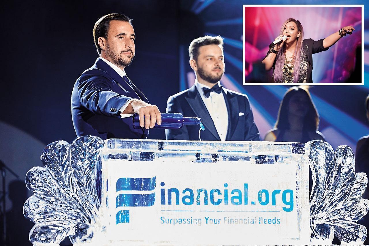 Financial.org創辦人Arnaud Georges(左)曾多次來台參與活動。(翻攝自Financial.org網站)