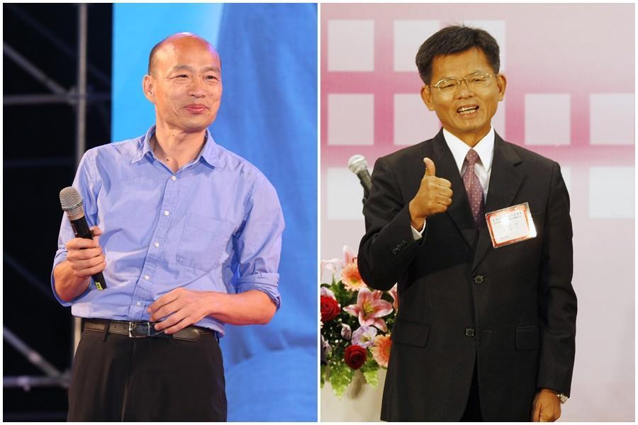 高雄市長當選人韓國瑜表示目前確定的副市長僅葉匡時，其他人選將陸續公布。（右圖中央社）