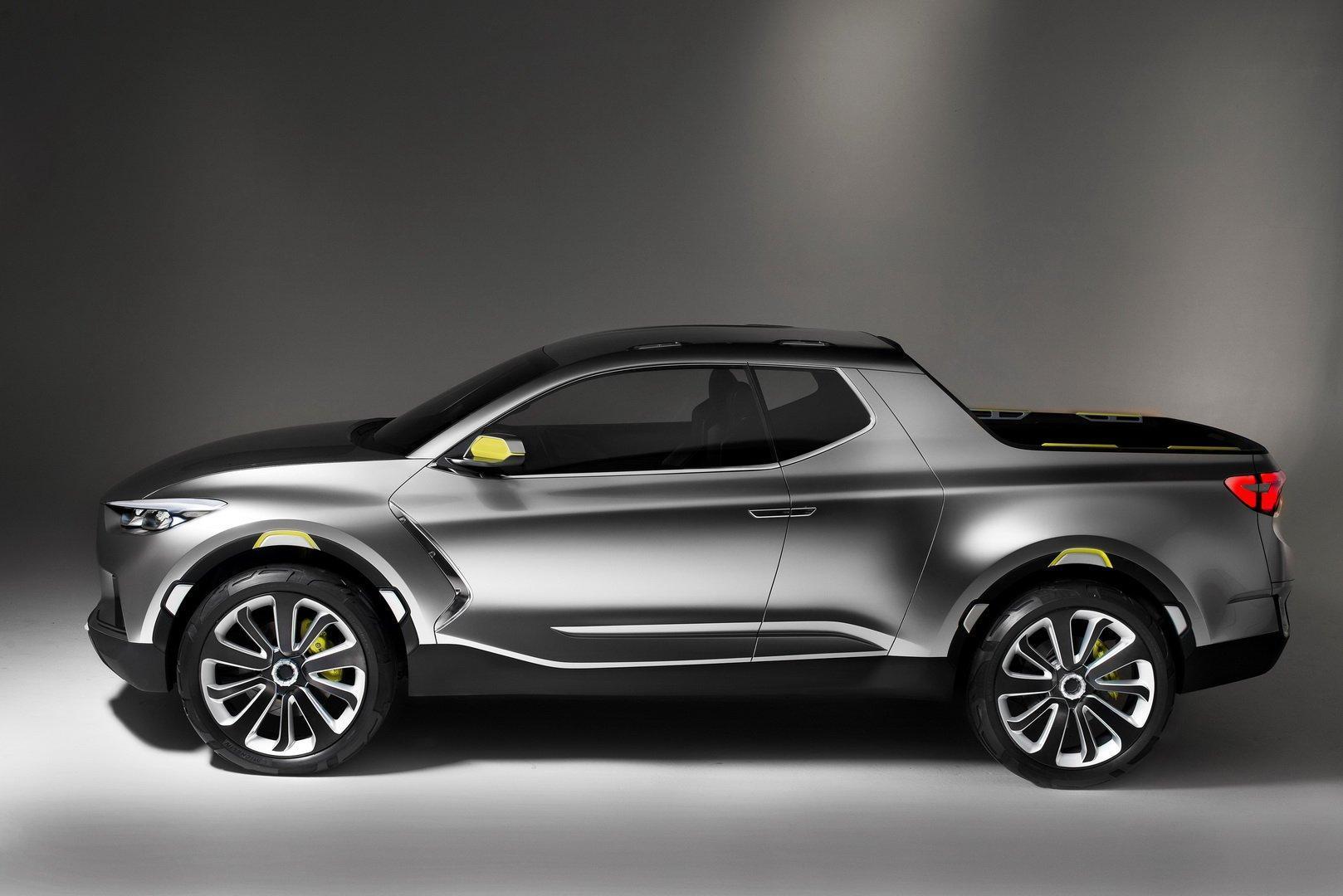 現代起亞集團早在2015年就曝光了Santa Cruz Concept概念車。