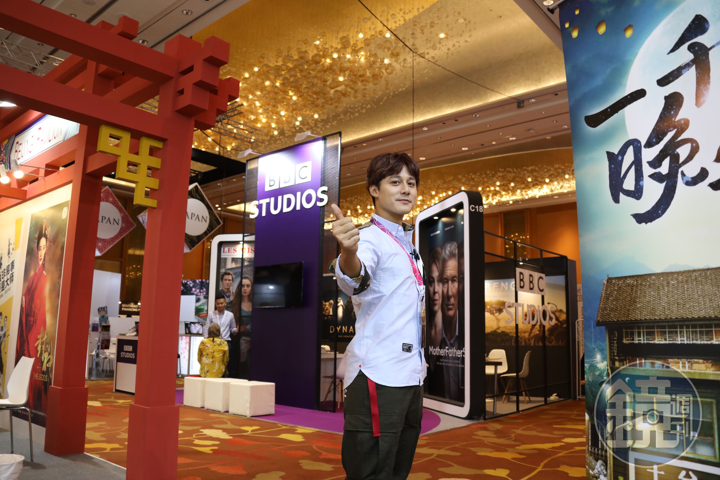廖科溢在新加坡也頗有人氣。（亞洲旅遊台提供）