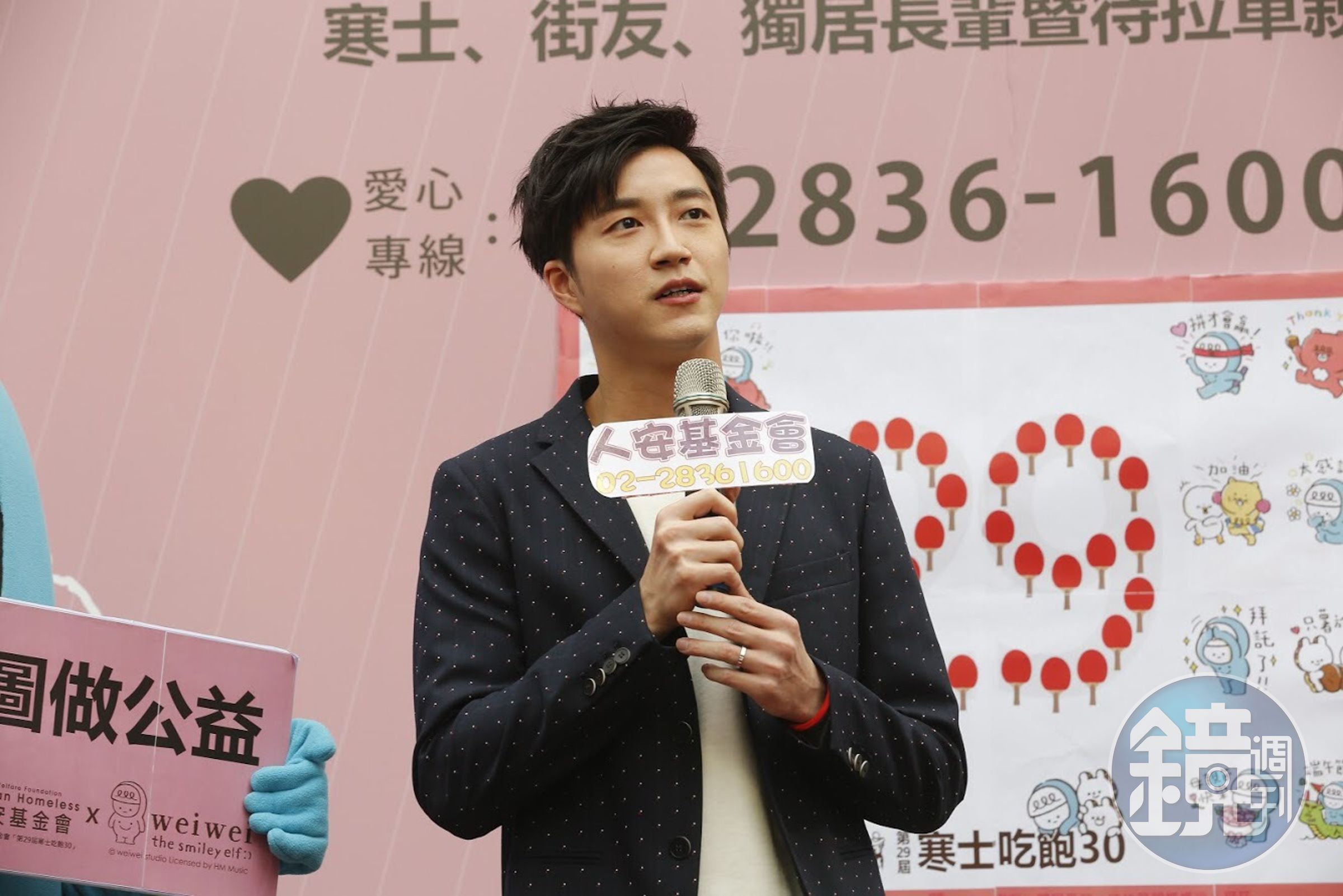江宏傑呼籲大眾一同關懷弱勢，幫助寒士朋友。