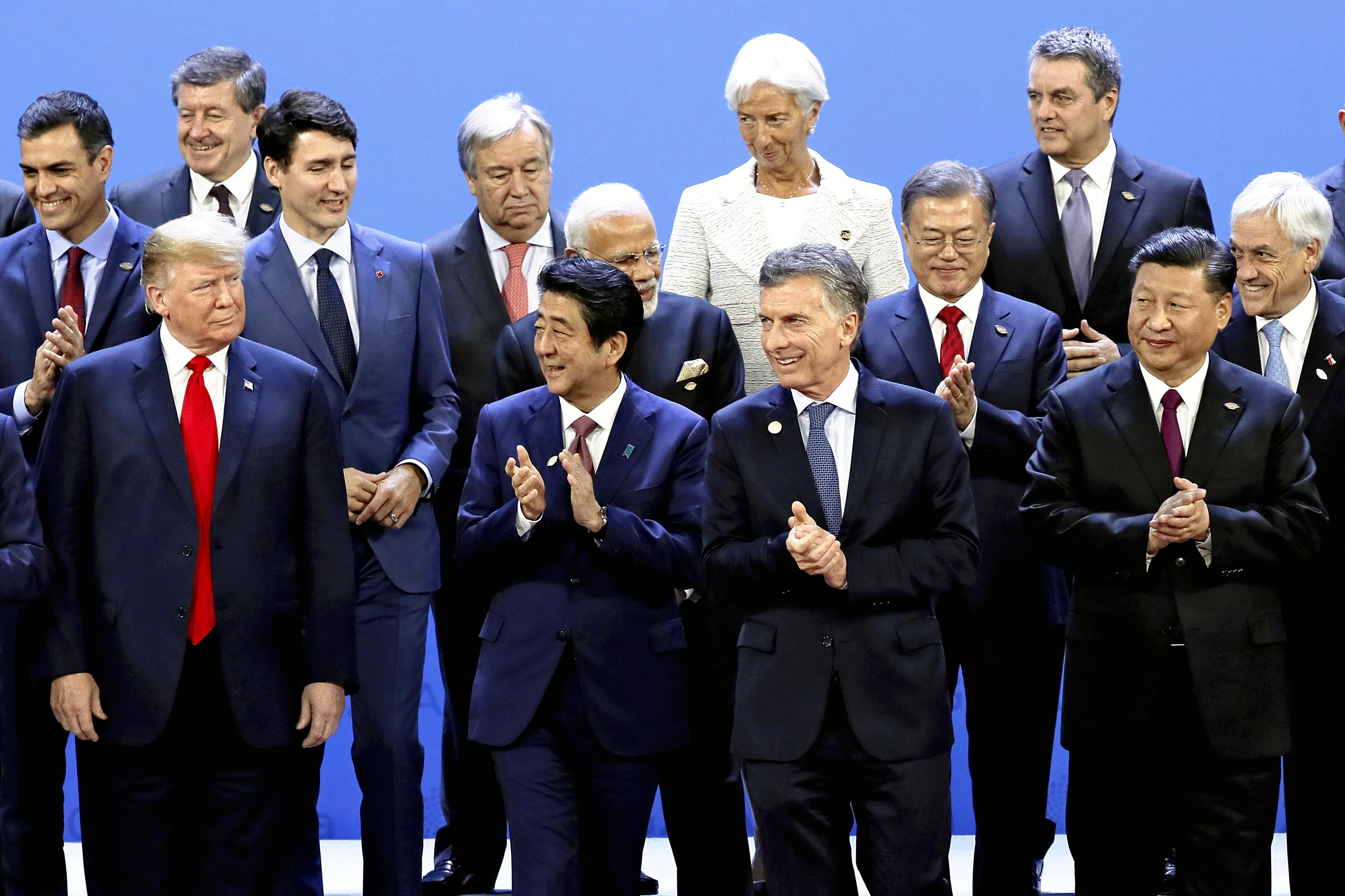 G20落幕，美中雙方對於加徵關稅達成短暫停火協議，但專家仍認為，明年市場將受到美中貿易戰影響持續震盪。（達志影像）