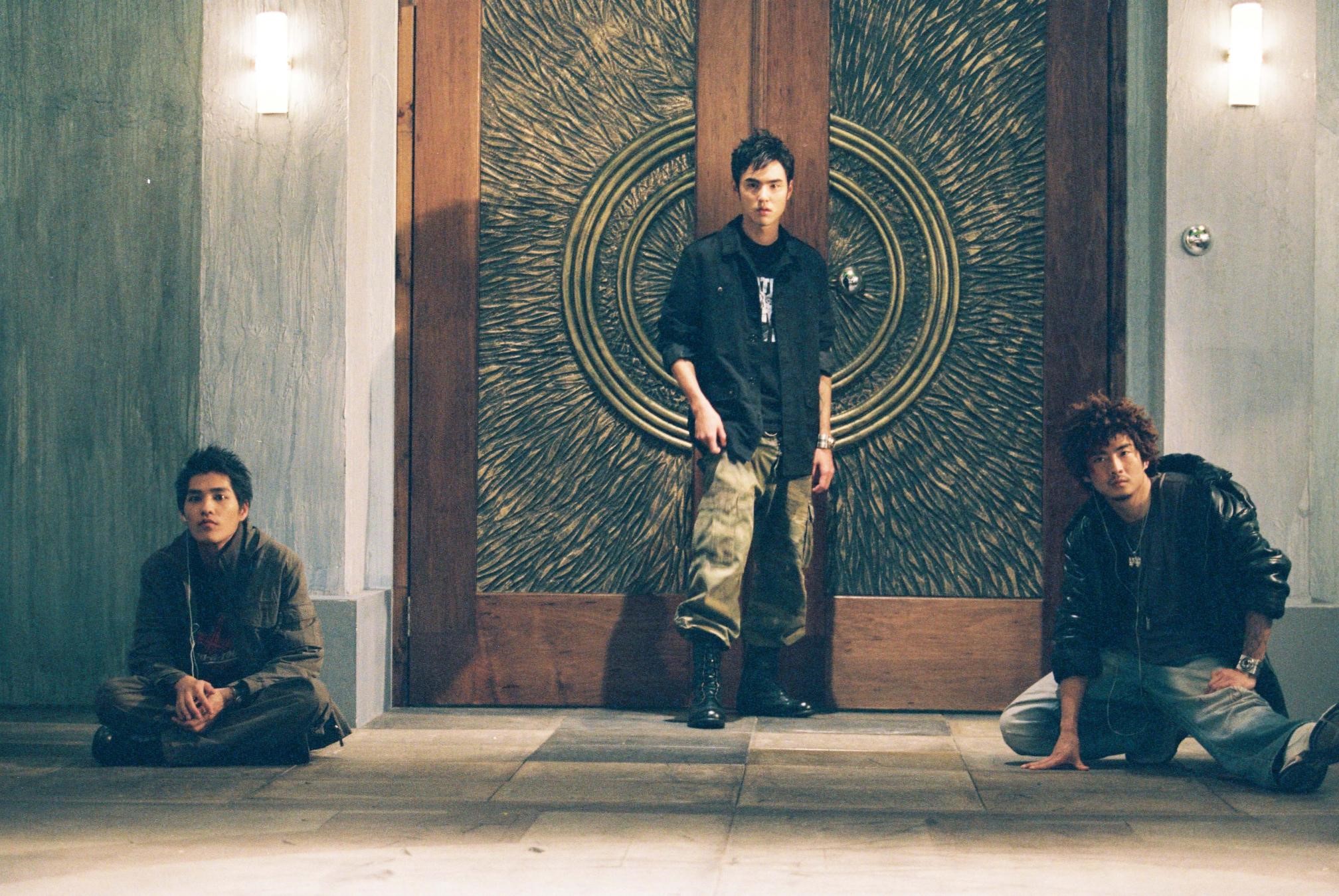 動漫評論社團傻呼嚕同盟曾與電影公司合作由藍正龍（左）和阮經天（中）主演的《神選者》，但因理念不同而中途退出。（翻攝自myvideo.net.tw） 