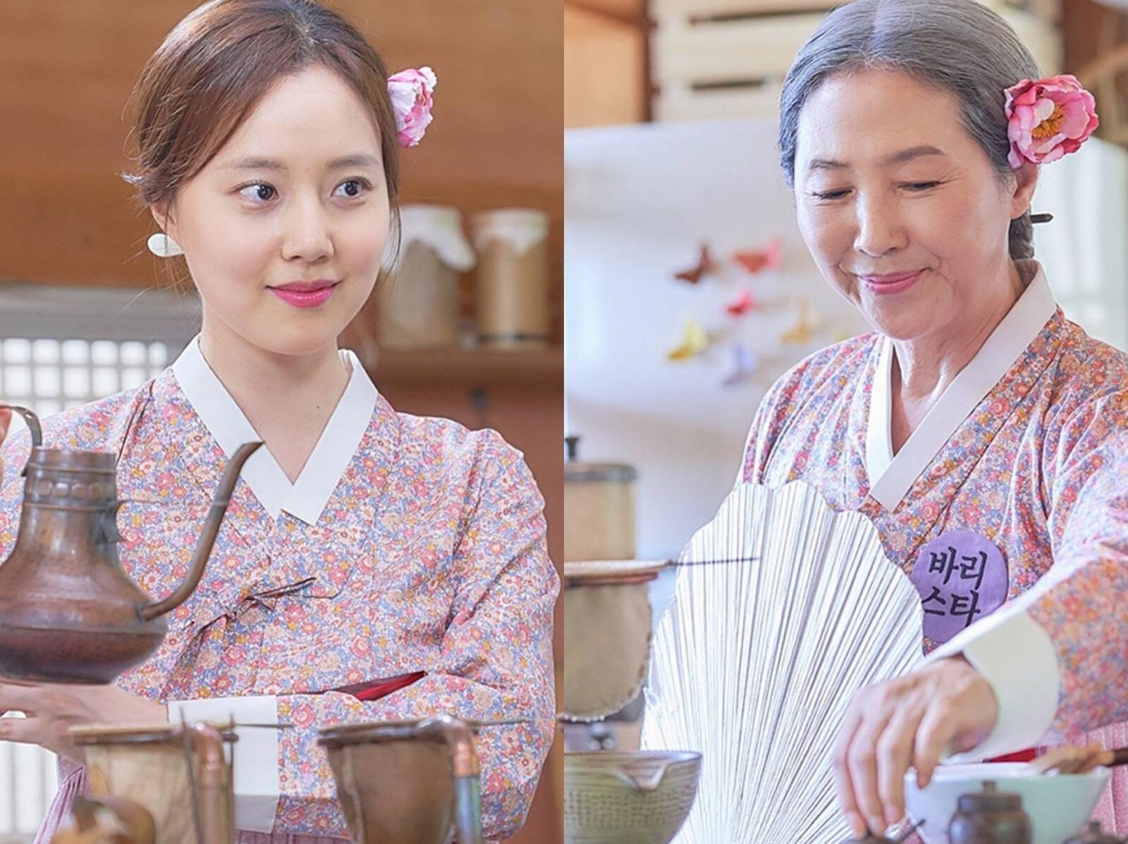 《雞龍仙女傳》改編自人氣網路漫畫，並找來文彩元（左）、高斗心共同飾演活了699歲的仙女，噱頭十足。（KKTV提供）