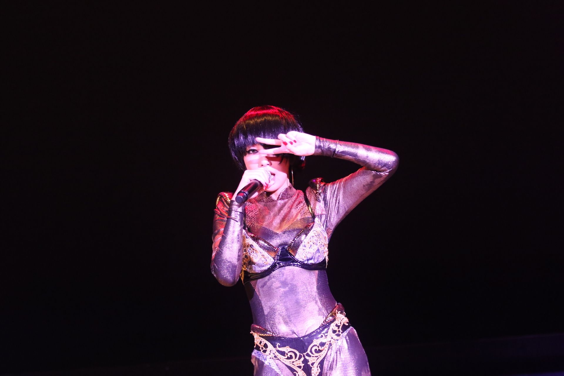 中島美嘉8日在台灣舉辦演唱會，吸引2,800名觀眾進場。（大鴻藝術提供）