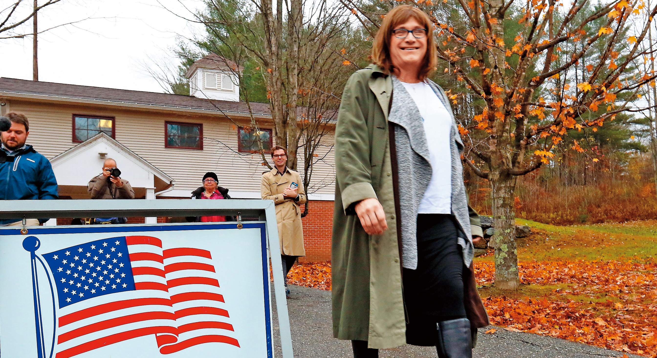 克莉絲汀哈爾奎斯特是美國史上第一位跨性別州長參選人。（東方IC）