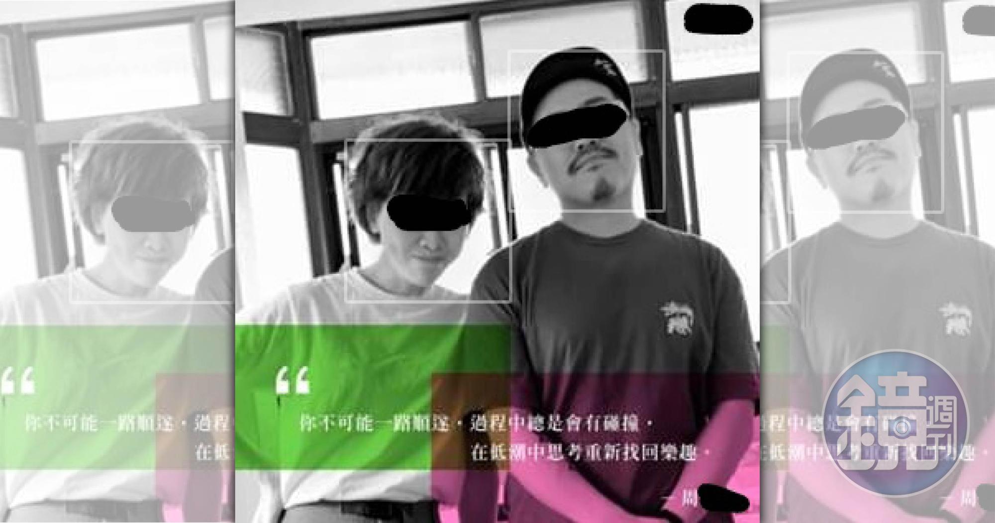 導演鈕承澤遭控性侵劇組女工作人員，關鍵第三人就是豆導拍攝《情非得已－生存之道》時的美術設計林孟兒（左）。（翻攝自林孟兒臉書）