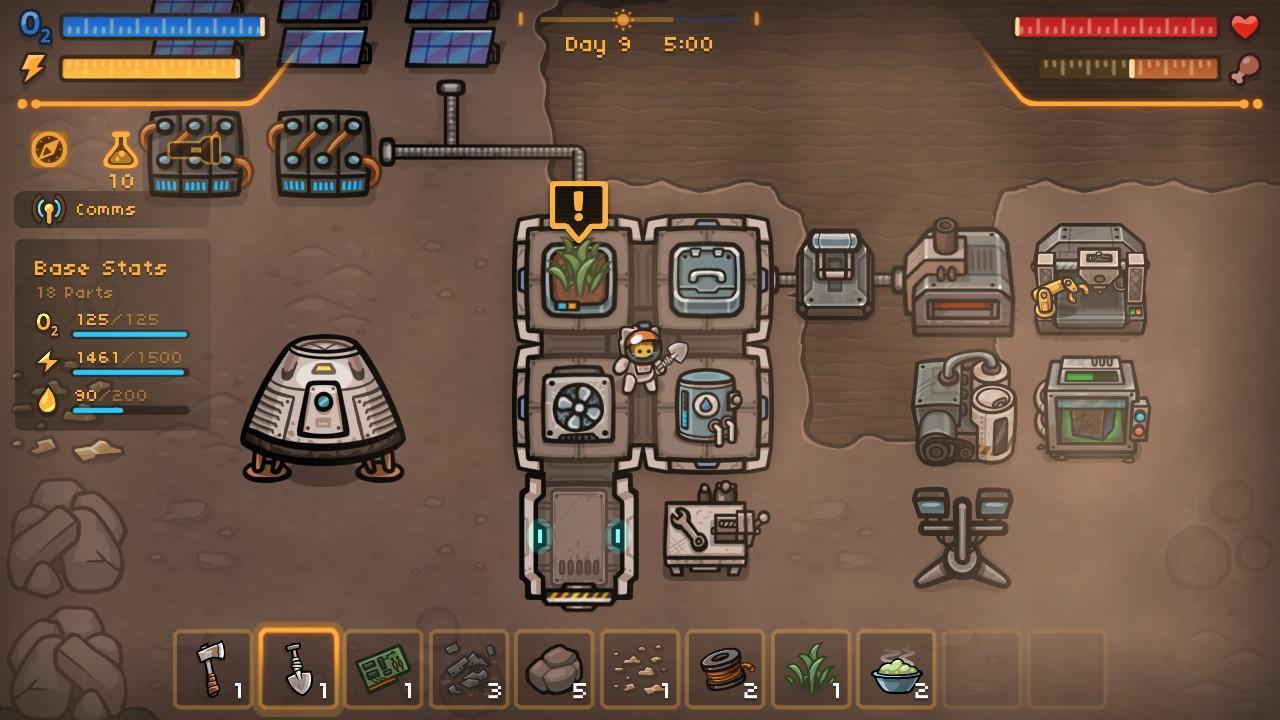 在陌生星球發展出自己專屬的基地（圖片來源：官方）