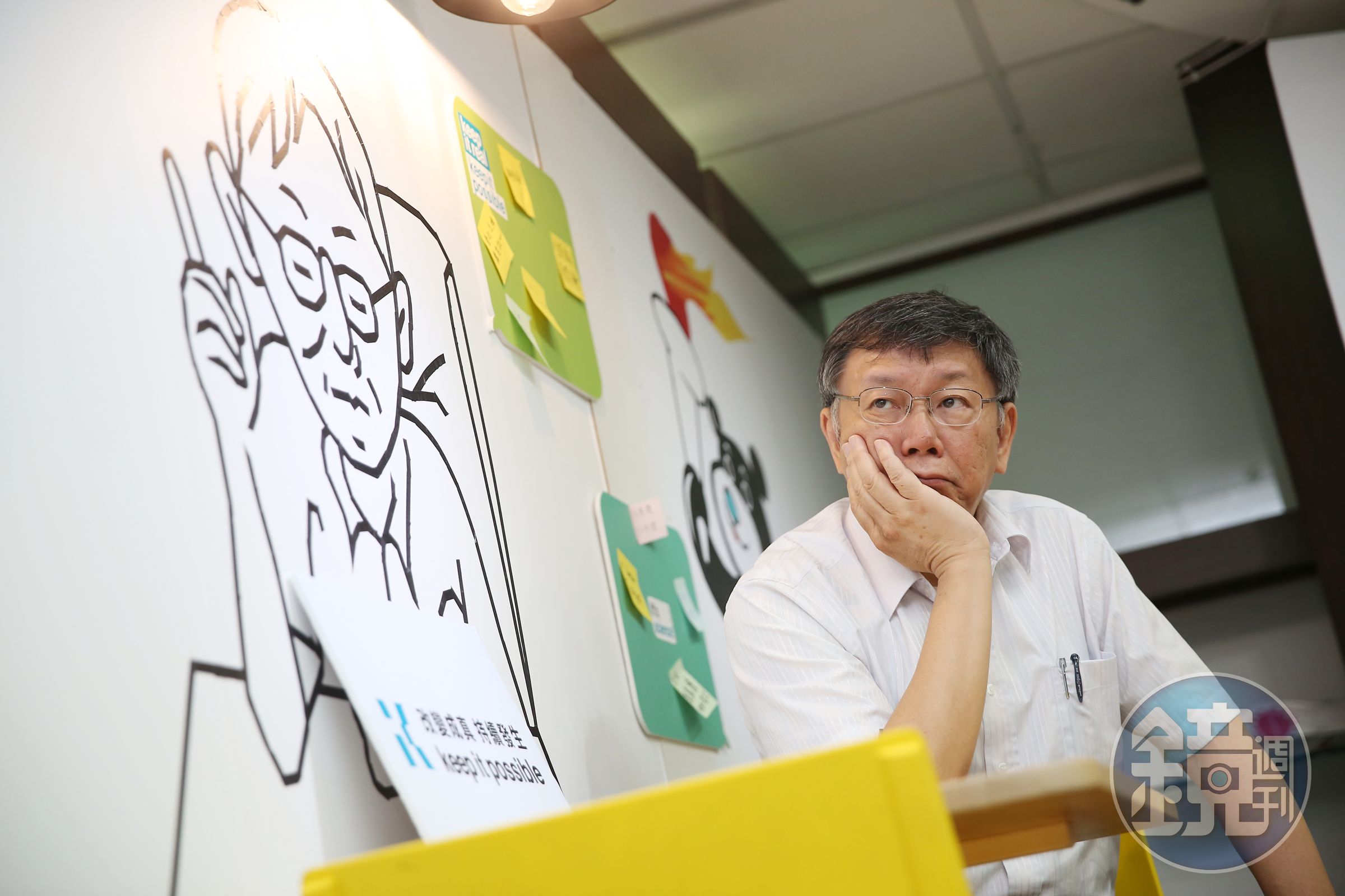 受訪被問到吳寶春捲入「台獨」風波看法，柯文哲嘆氣後表示，「唉…可憐啊…」。（圖為資料照）