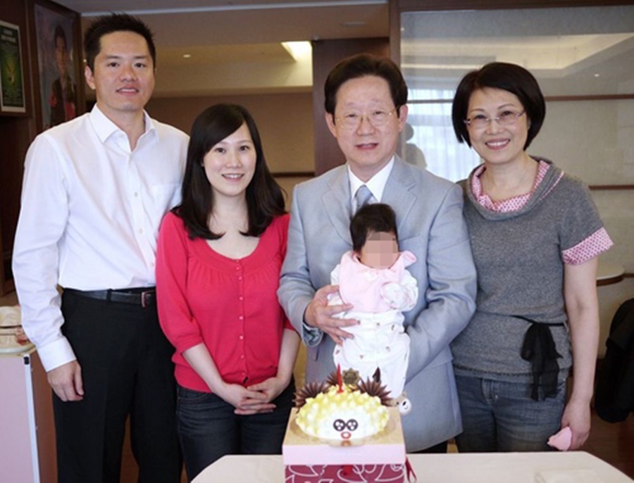 陳田圃的兒子陳建甫娶林文淵的獨生女兒林妍君，林文淵也是陳家資產管理公司南和興產公司的董事。（再生緣生物科技提供）