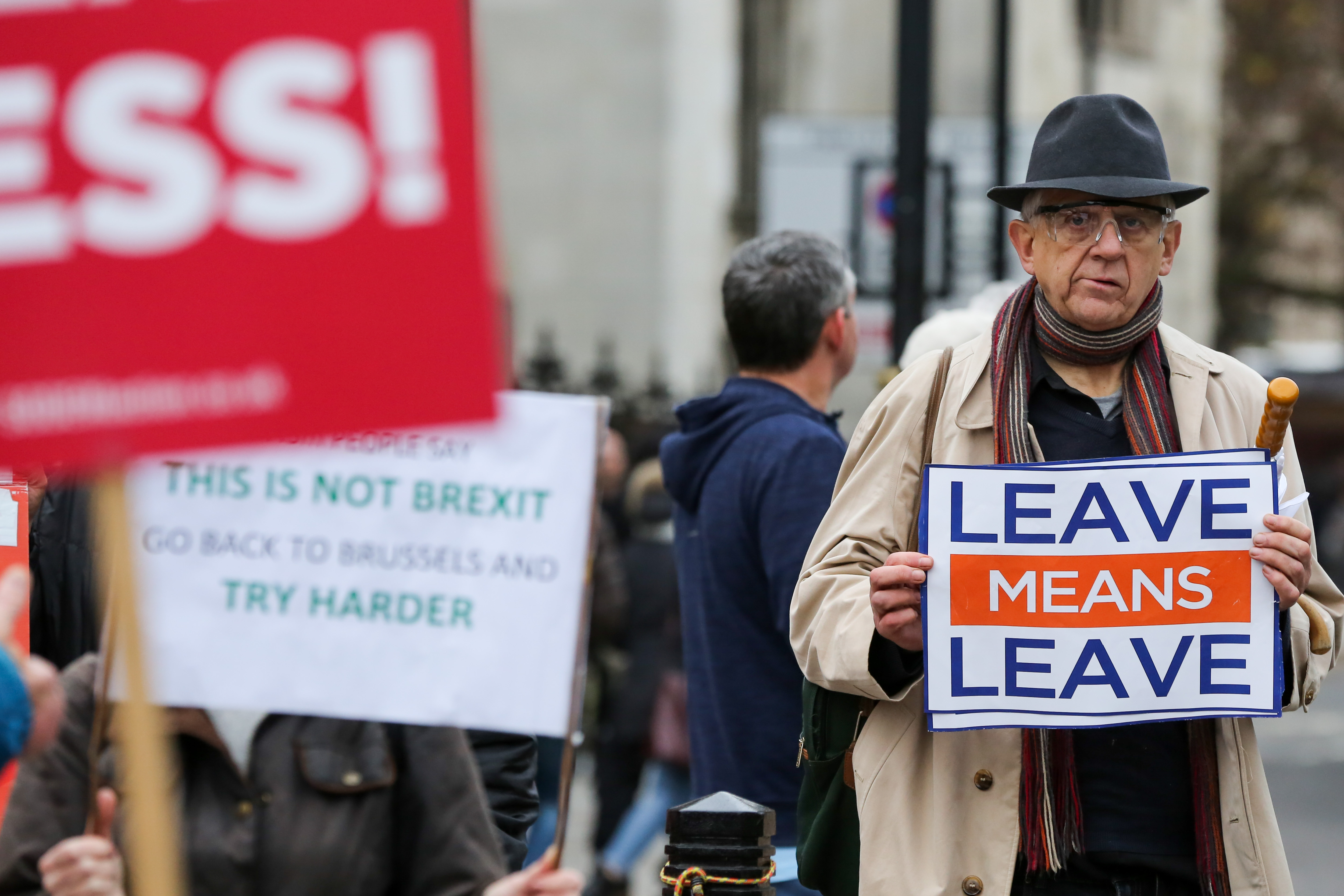 脫歐公投造成英國內部兩極對立。