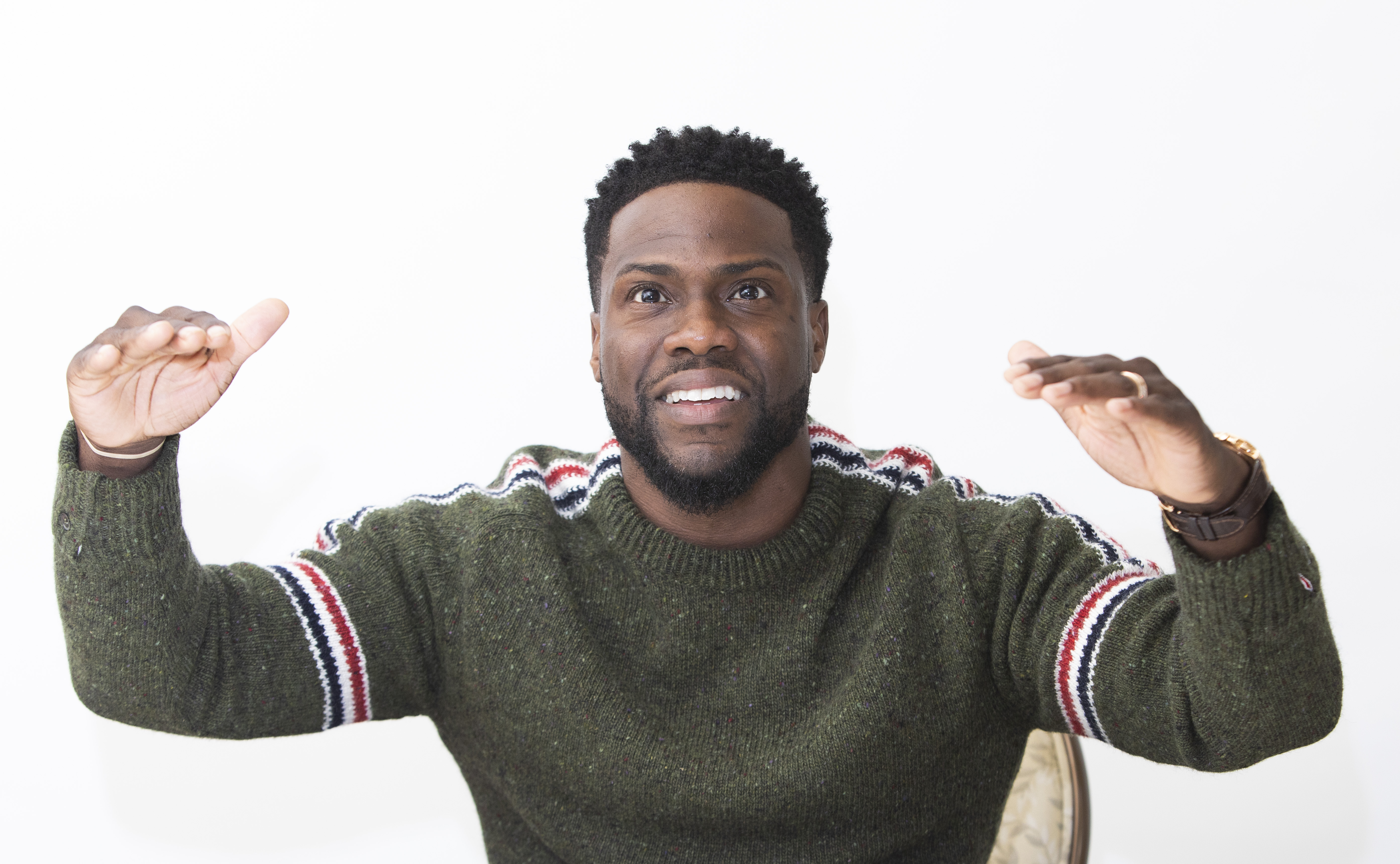 美國黑人諧星凱文哈特因過去發表的不當言論，兩天之內便丟掉2019奧斯卡主持棒。（東方IC）