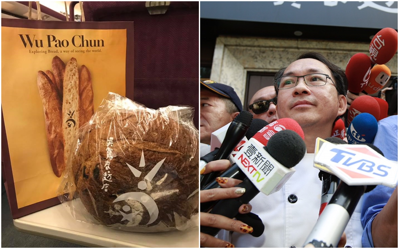 陳文茜以行動購買麵包支持吳寶春，還霸氣回應網友，「他只是個賣麵包的，賣不了台胞。」（翻攝自文茜的世界周報粉專／本刊照片）