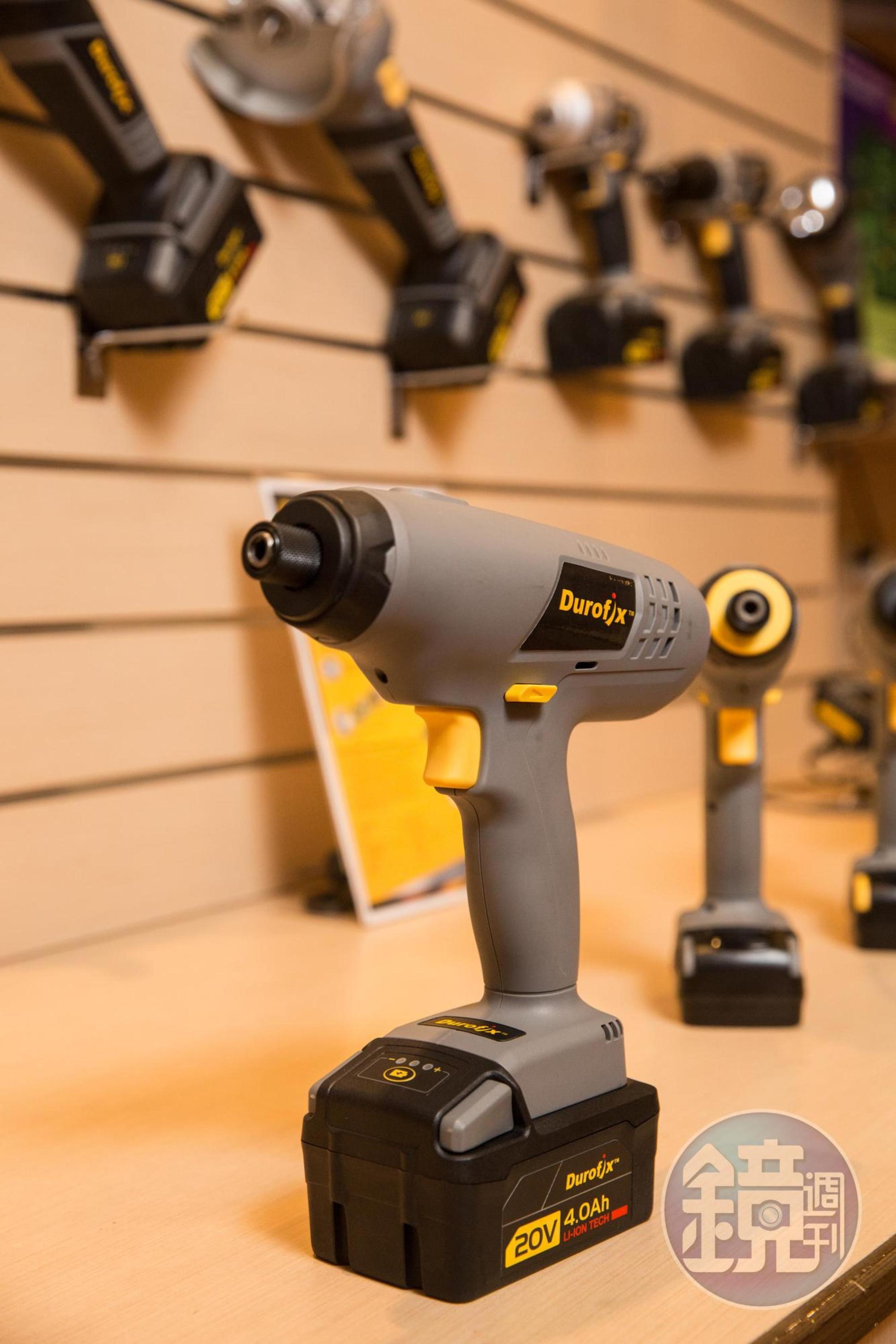 車王電的另一條產品線則是電動工具Durofix(德克斯),產品銷往全球百餘國。