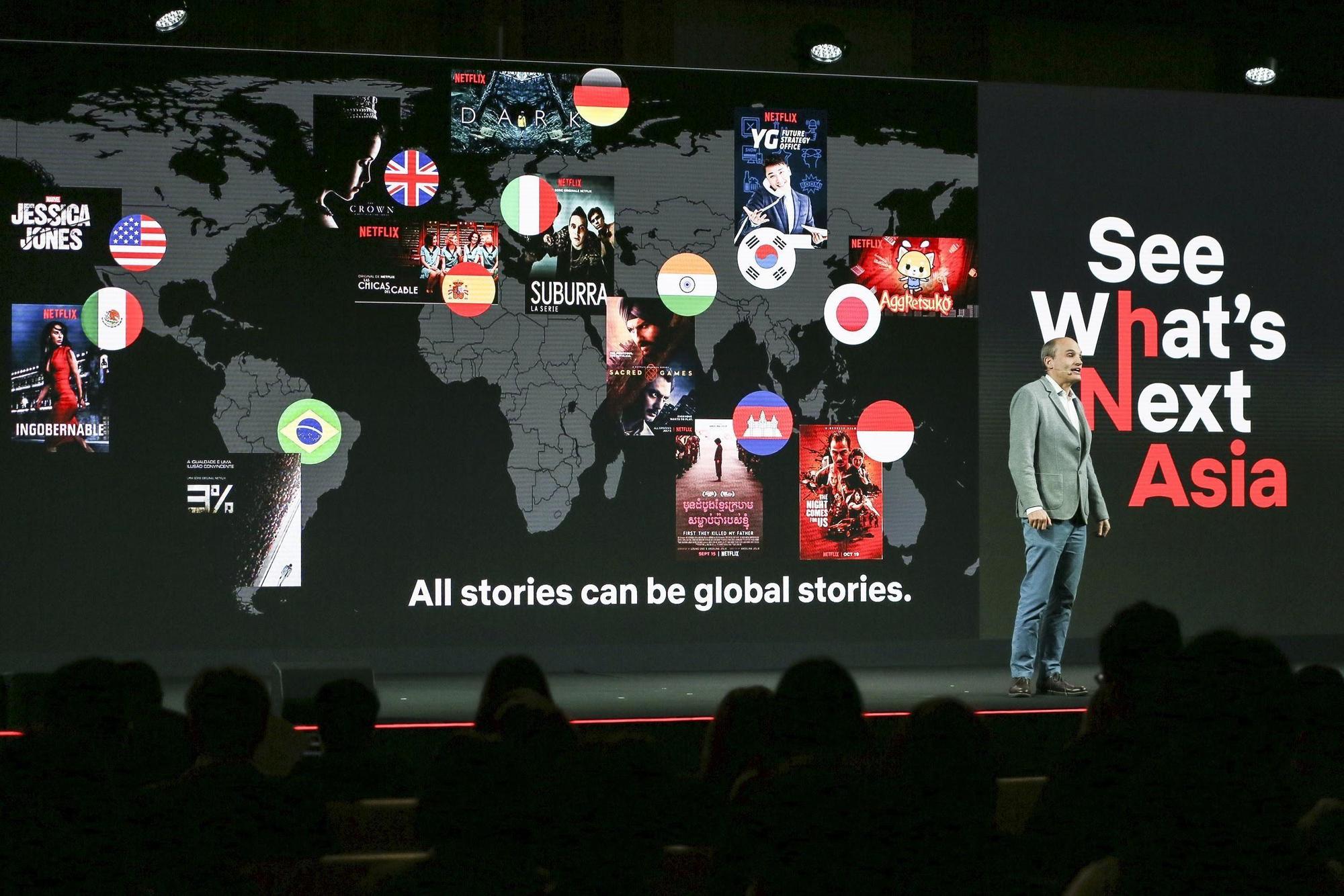 Netflix產品部副總裁陶德耶林表示,他們將會員分成喜劇、動作片和紀錄片等群組,每天檢視節目在各群組的排名,做為推薦給其他會員的依據。 (Netflix提供)