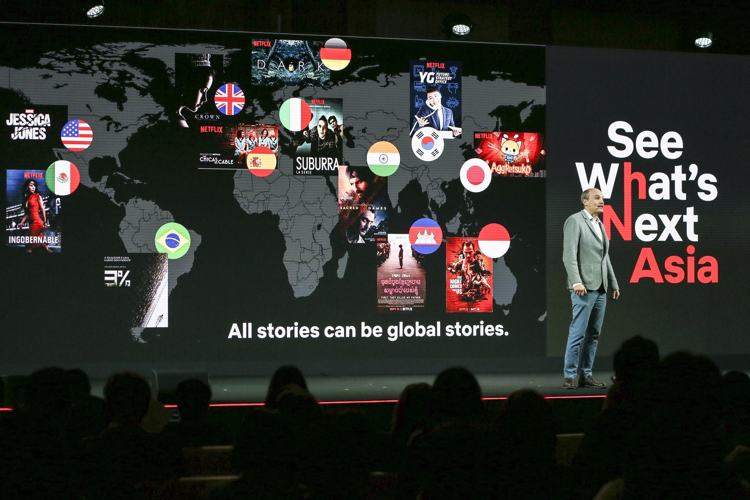 Netflix產品部副總裁陶德耶林表示，他們將會員分成喜劇、動作片和紀錄片等群組，每天檢視節目在各群組的排名，做為推薦給其他會員的依據。 （Netflix提供）