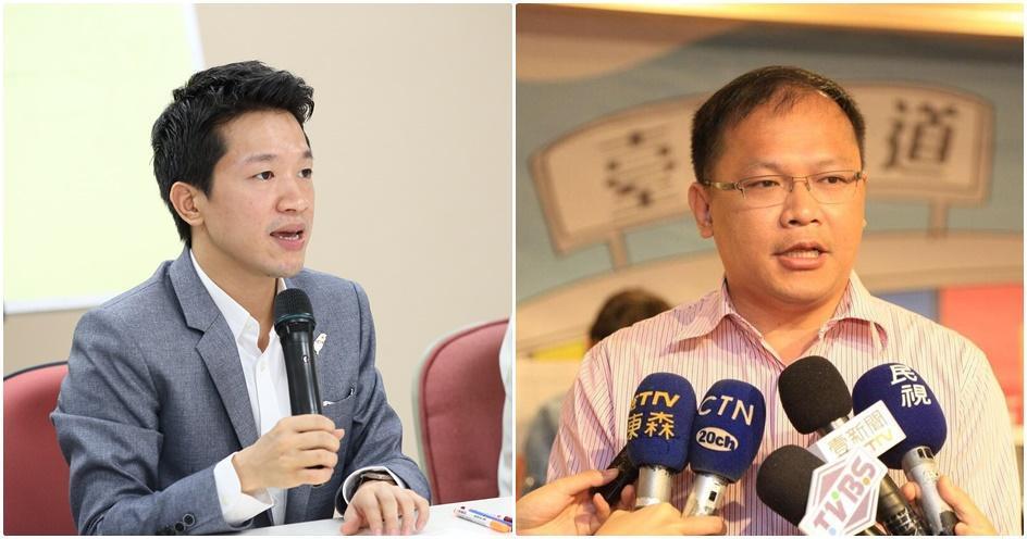 民進黨立委補選提名，台中、台北分別徵召台中市交通局長王義川（右）和台北市議員何志偉參選。（翻攝台中市政府官網）