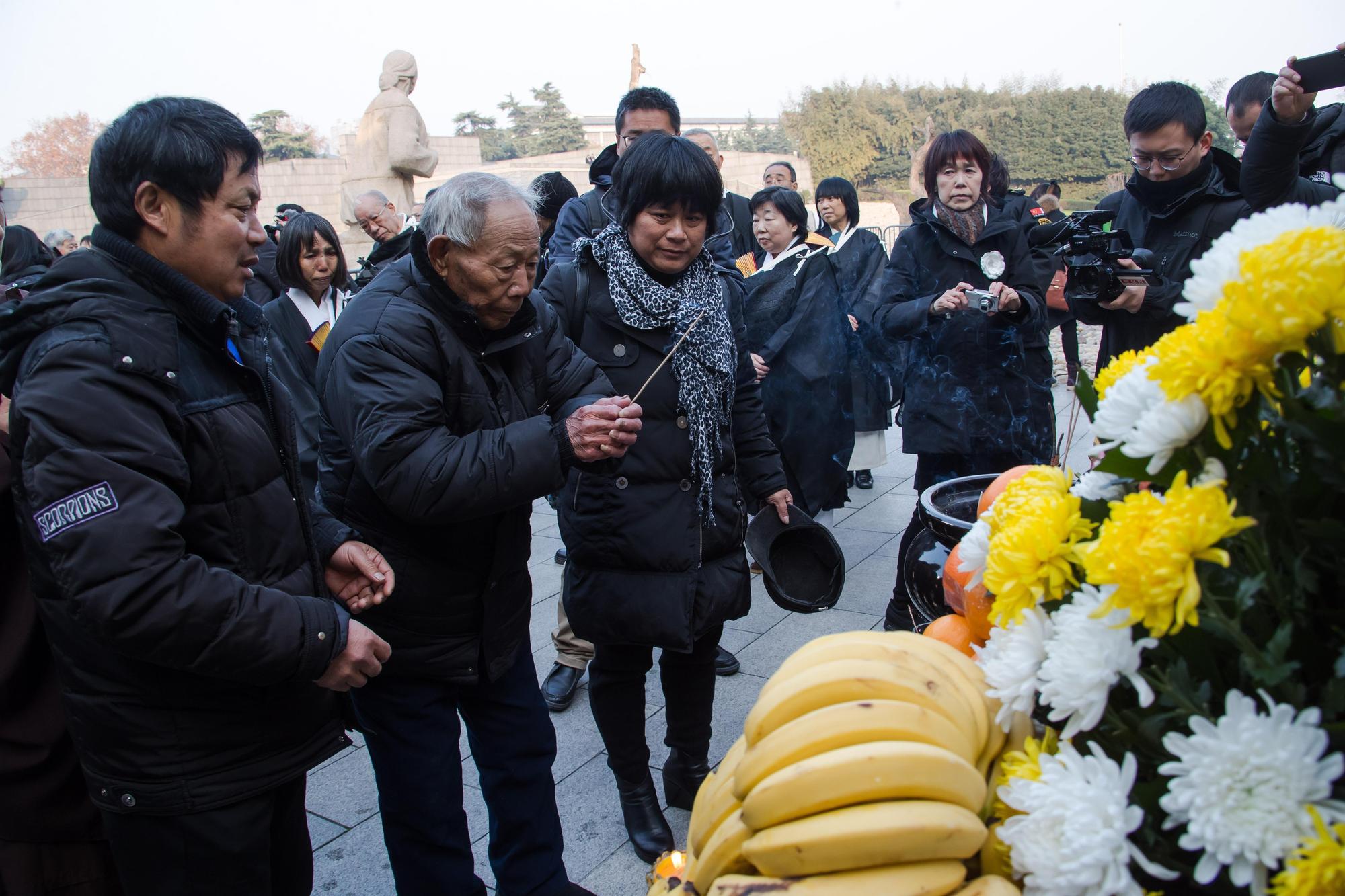 12月13日為中國大陸的南京大屠殺死難者國家公祭日。(東方IC)