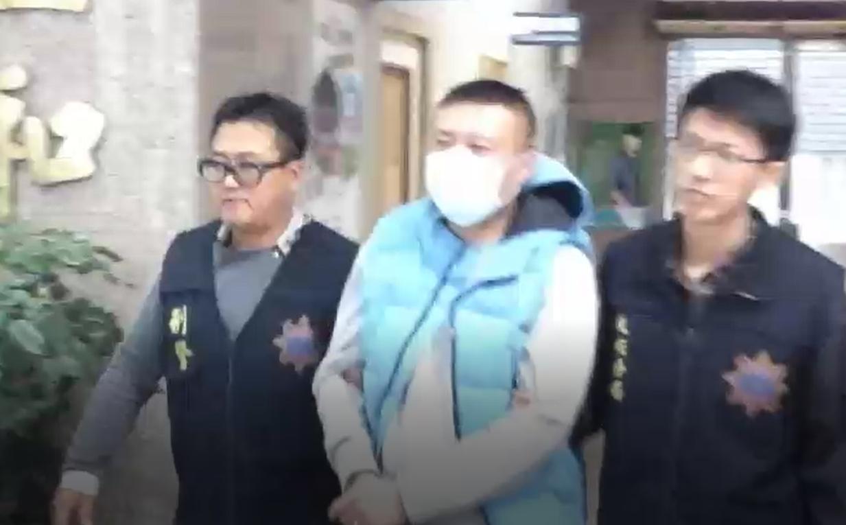 涉嫌呼巴掌的陳姓男子被警方移送法辦。（警方提供）