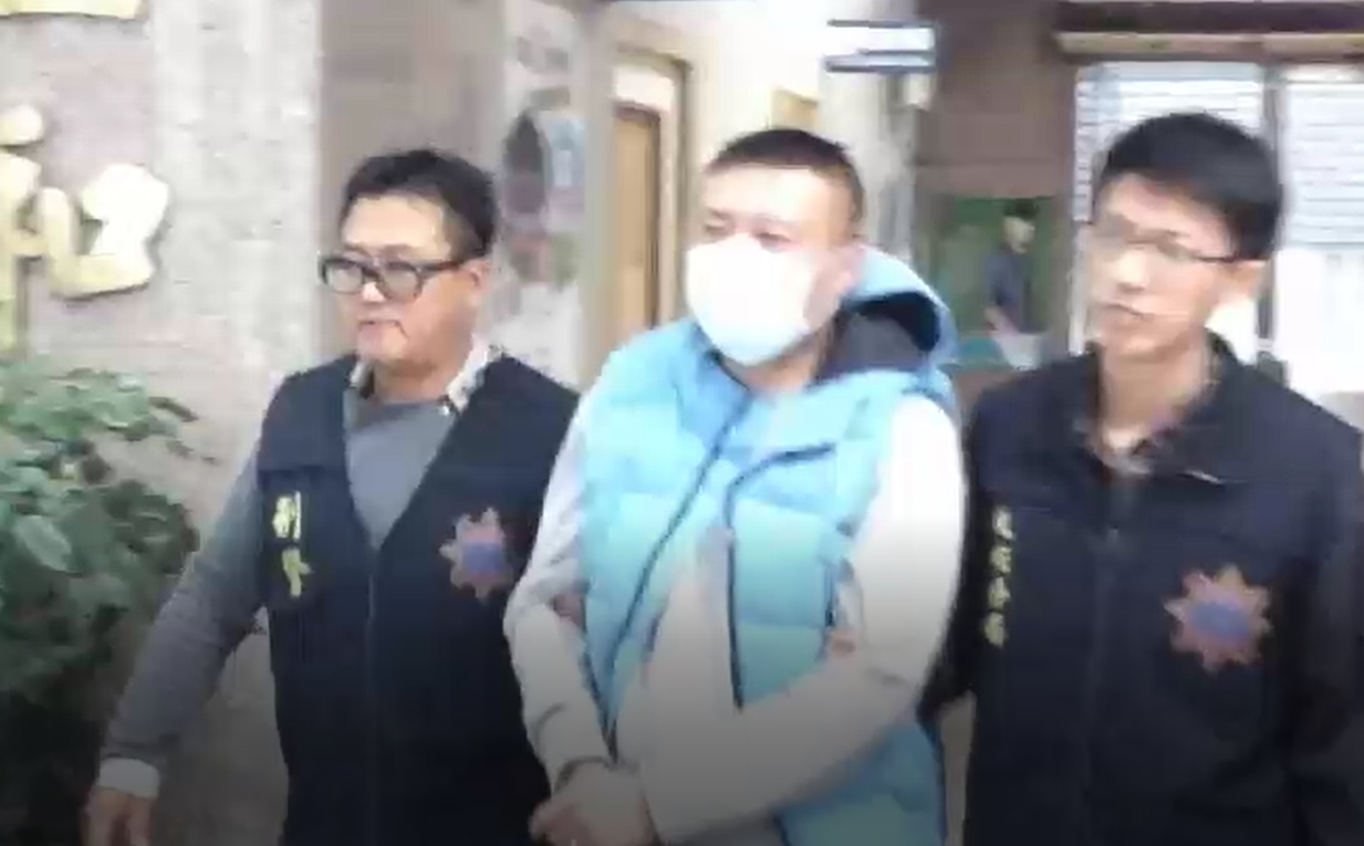 涉嫌呼巴掌的陳姓男子被警方移送法辦。（警方提供）