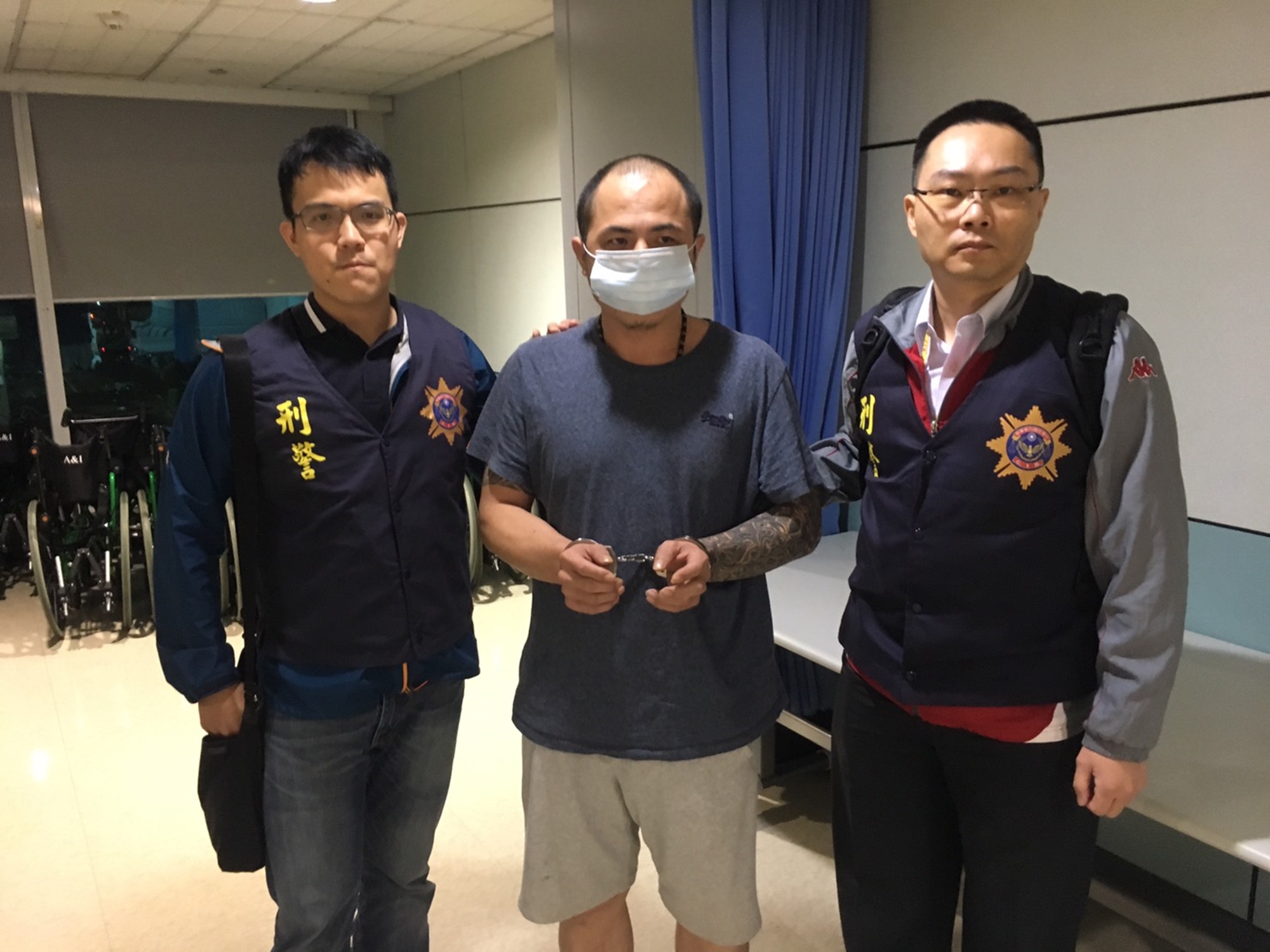 販毒首腦鍾文傑逃亡海外10年，遭馬來西亞警方逮捕。（刑事局提供）