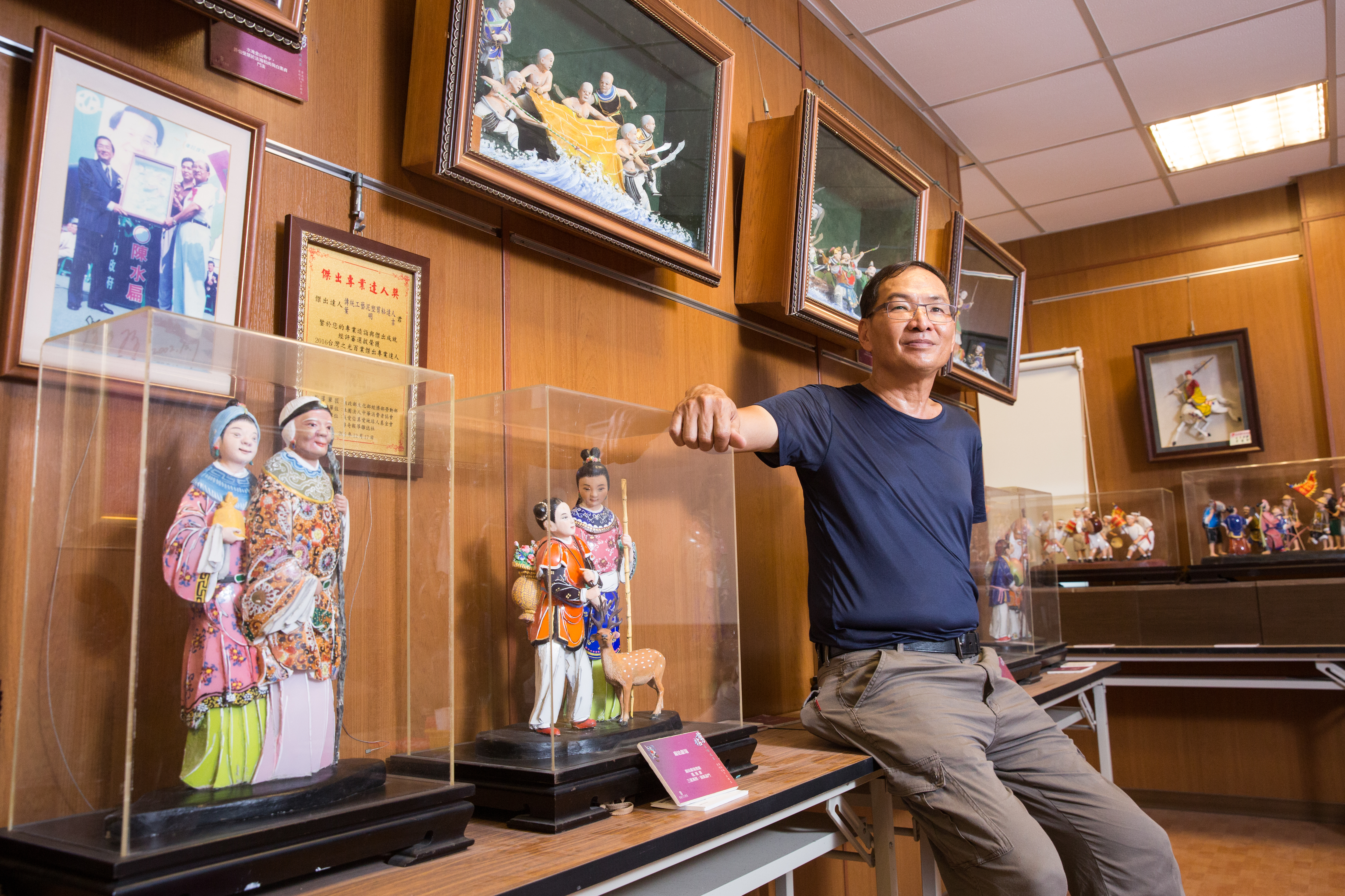 首創全立體作品,葉明吉力拚將剪黏轉型,脫離廟宇。