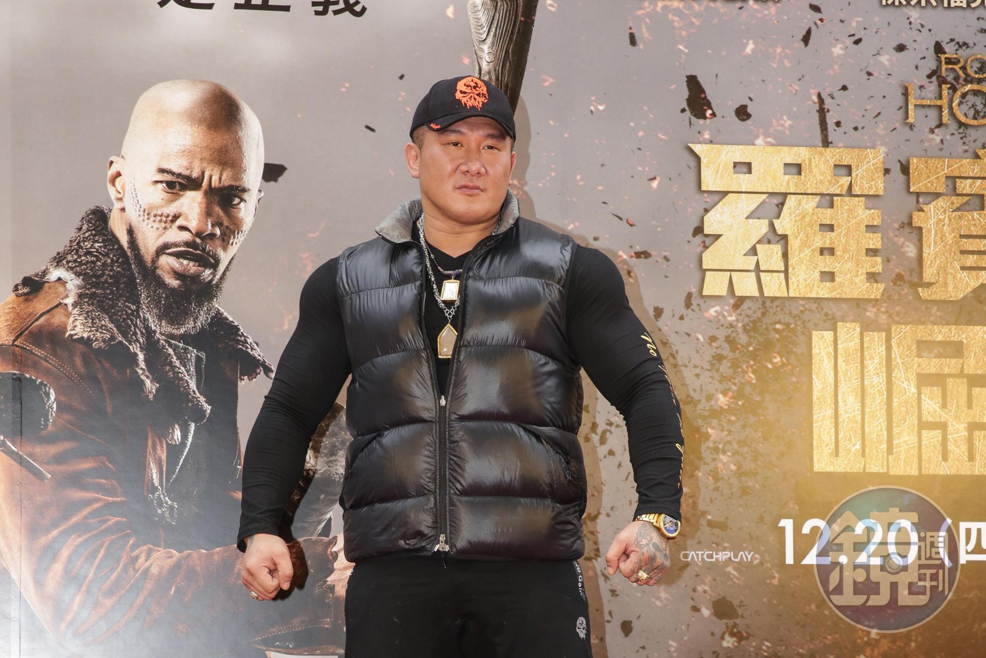 館長陳之漢出席電影《羅賓漢崛起》首映活動，透露之前有台灣電影找他演出，但要他演壞人、還要被主角打敗，他反問：「這可能嗎？」