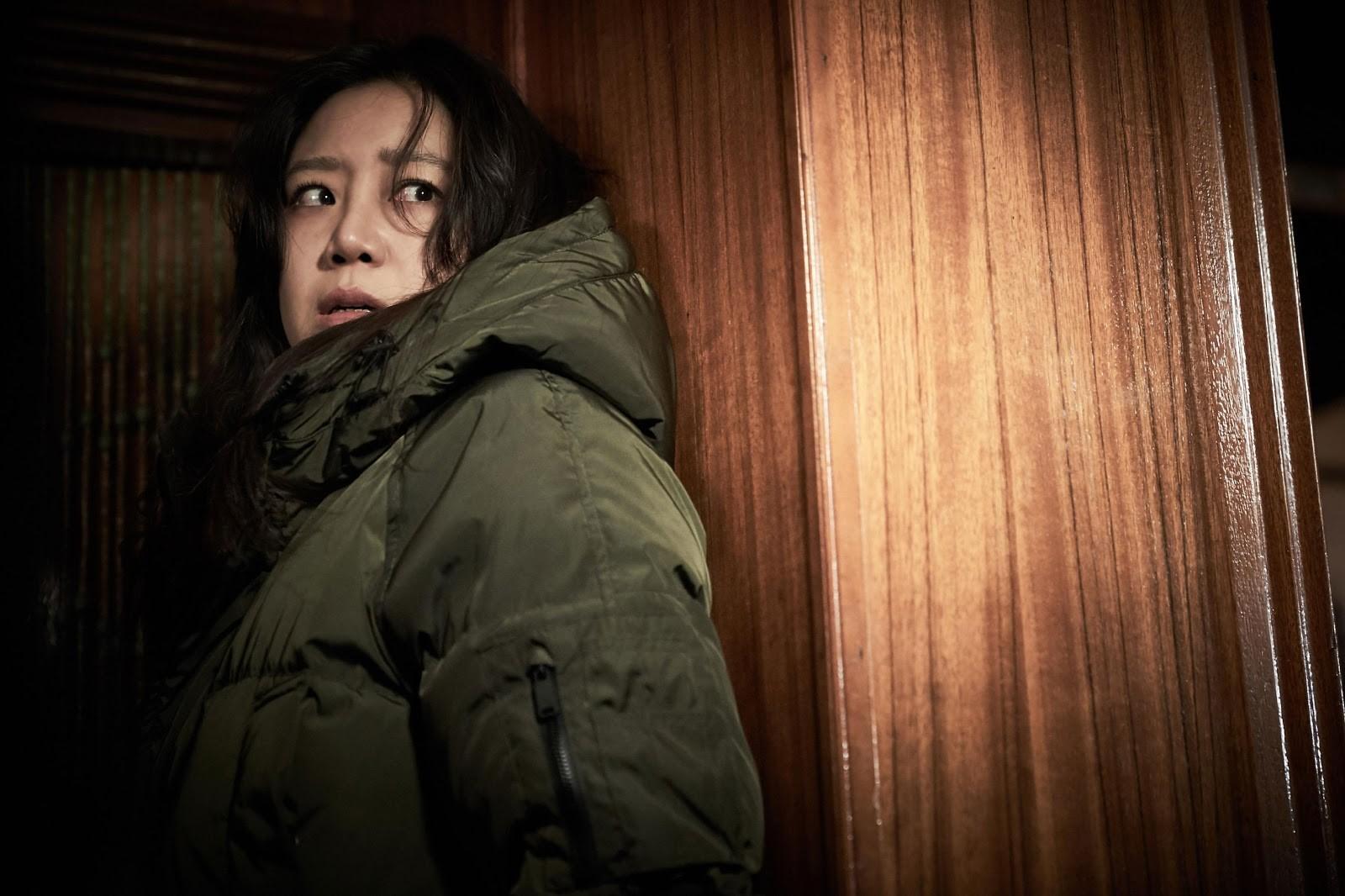 「驚悚女王」孔曉振在《鎖命危機》演技精湛，帶觀眾體驗頭皮發麻的極致恐懼感。（采昌國際多媒體提供）