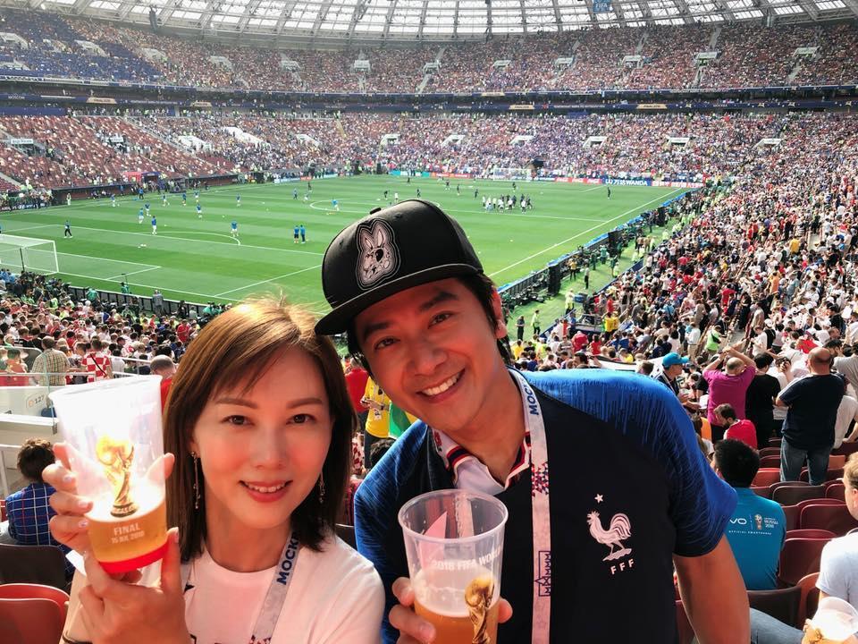 孫耀威夫妻倆常當空中飛人,家裡需要菲傭照顧。(翻攝自Macy Chan 陳美詩臉書)