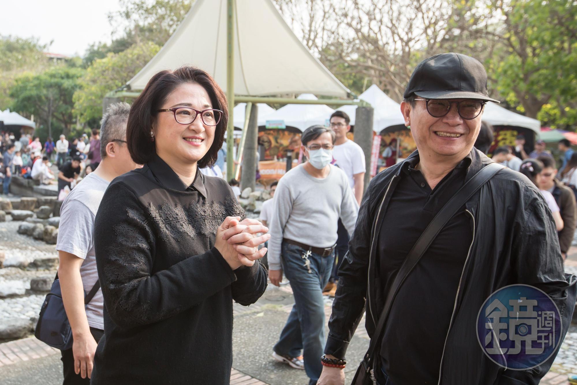 裕隆集團執行長嚴陳莉蓮（左）堅持發展自有品牌，先前安排集團副執行長陳國榮（右）接下納智捷汽車公司董事長職務。