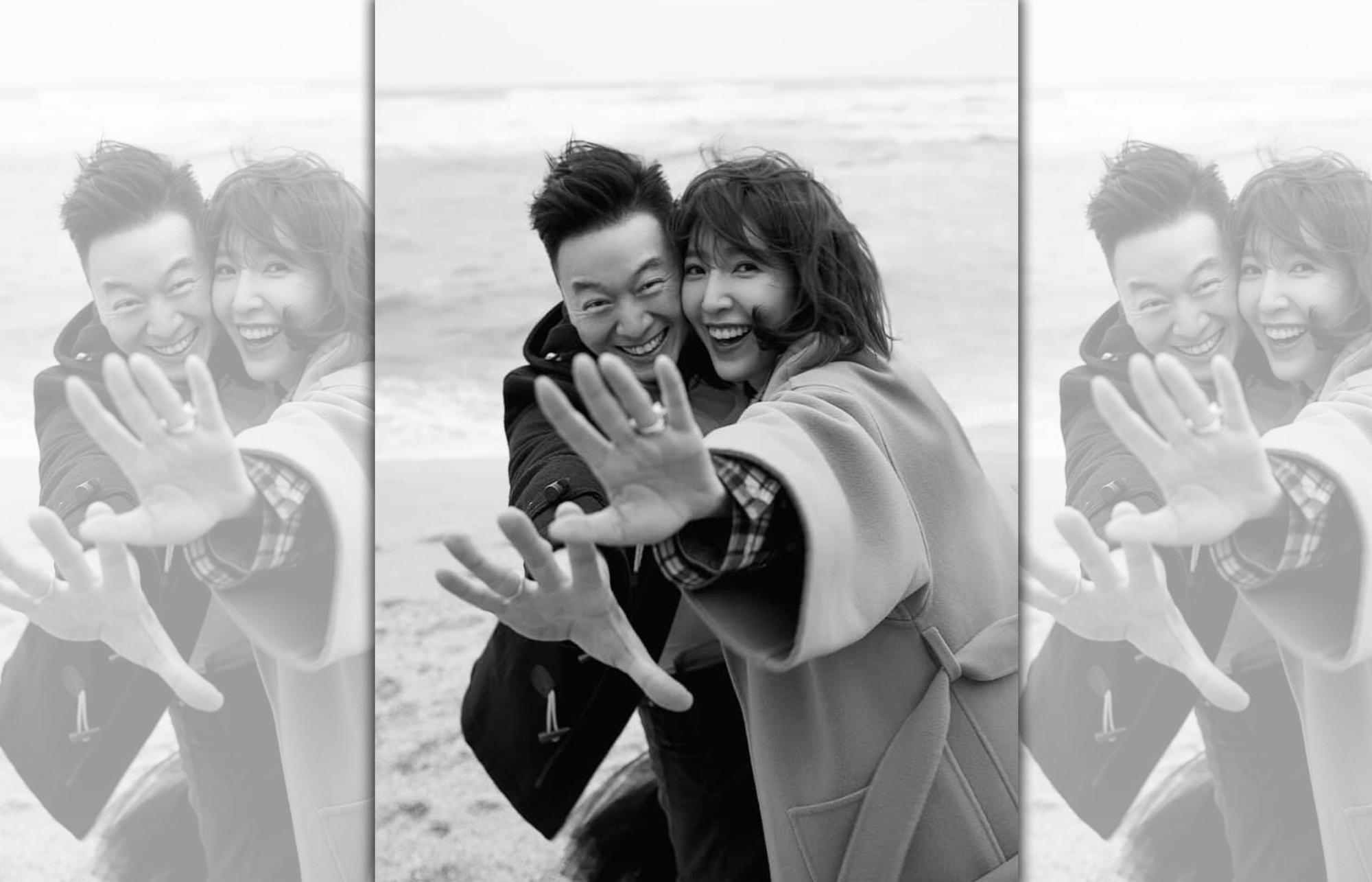 楊謹華今與男友Ben登記結婚。(翻攝自楊謹華臉書)