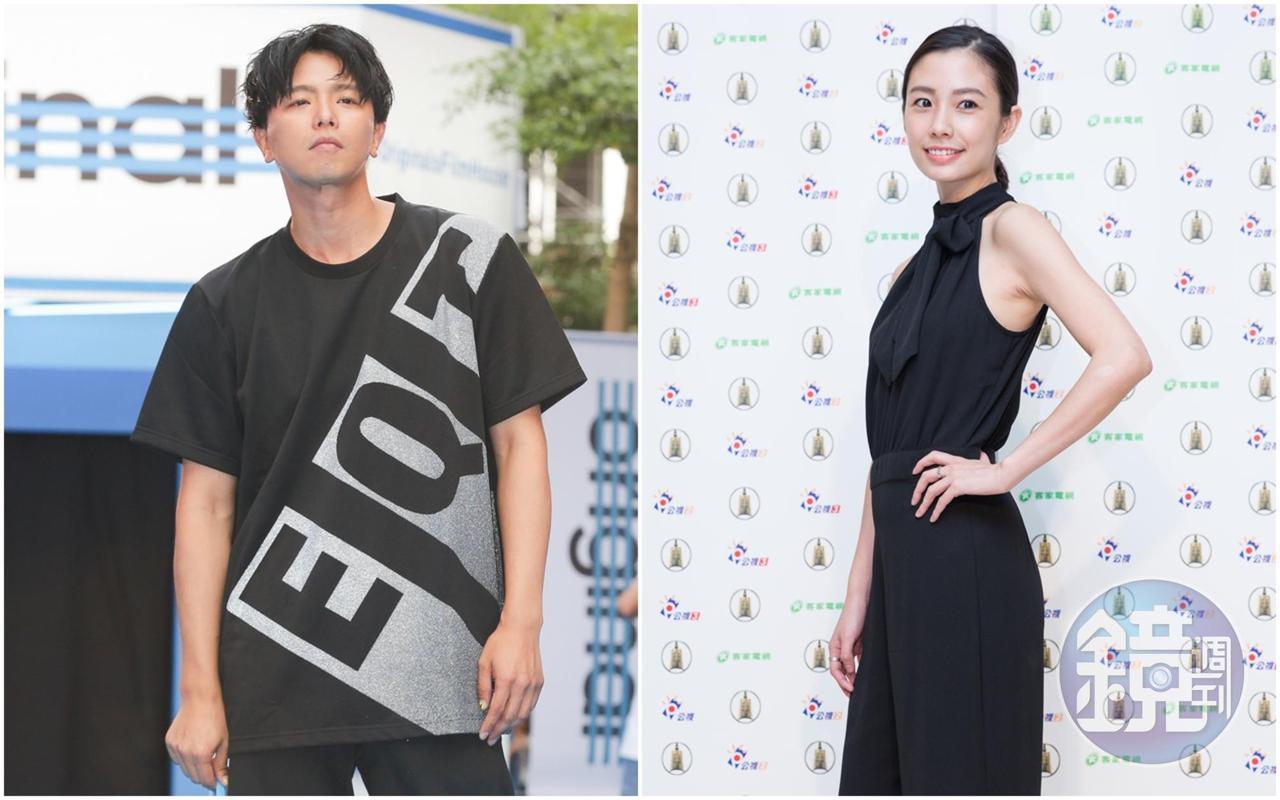 過去小模徐力琦（右）被爆周旋在吳大維、小鬼（左）跟王柏傑之間。