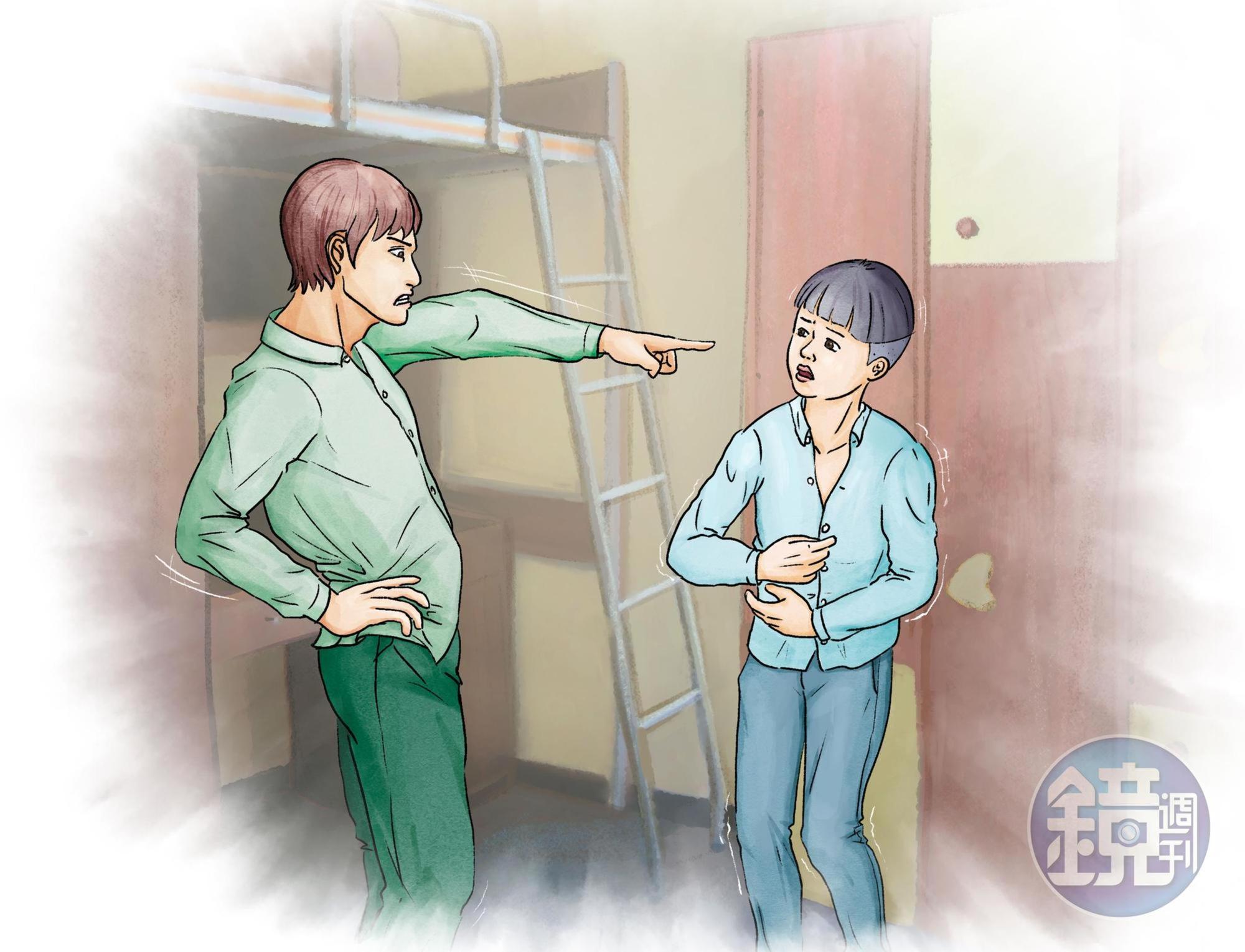 男生宿舍也成了加害人性侵學弟的地點之一。