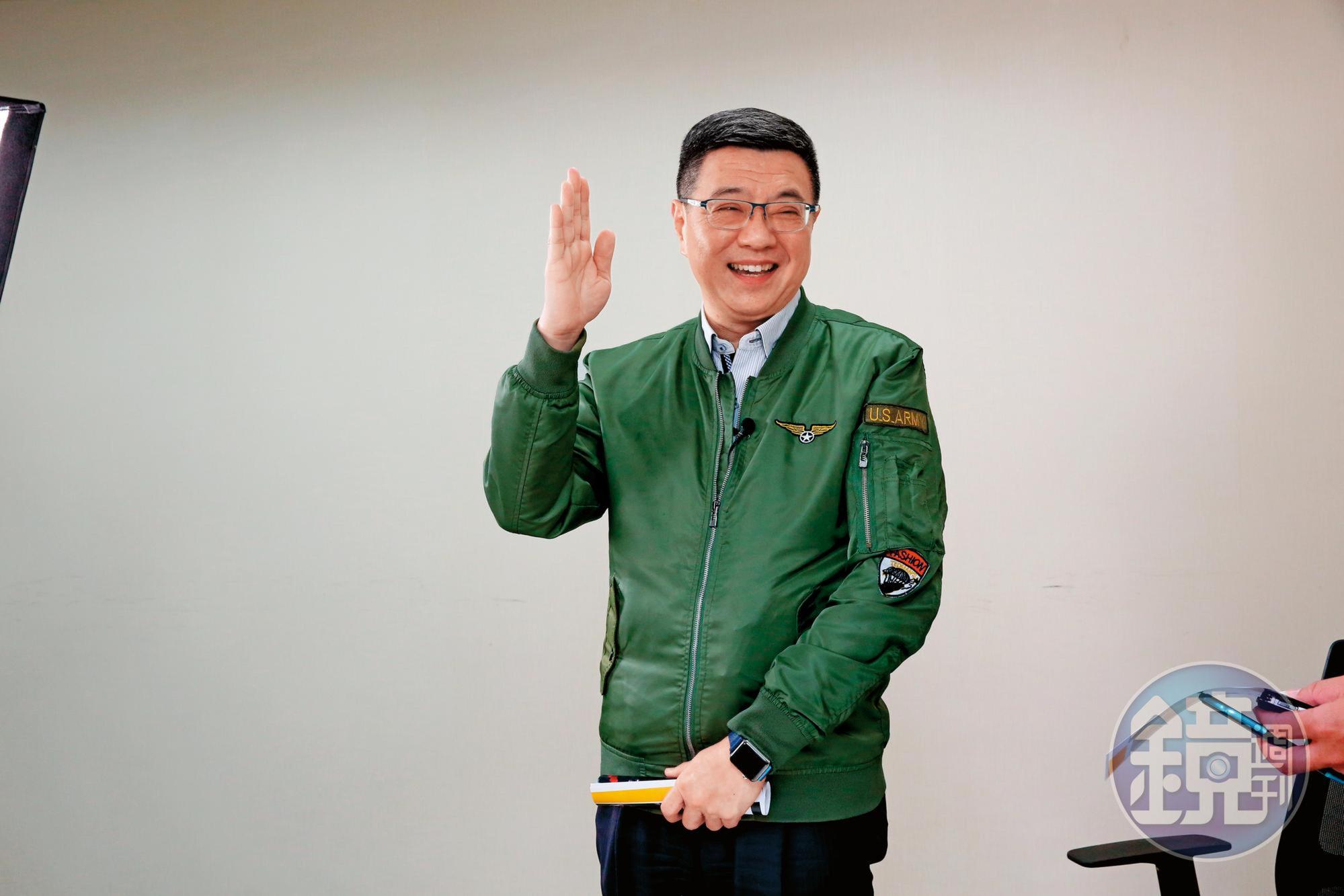 卓榮泰（圖）宣示將堅持「黨內選舉不貼標籤、不出惡言；對黨改造不留情面、沒有上限」2大原則。