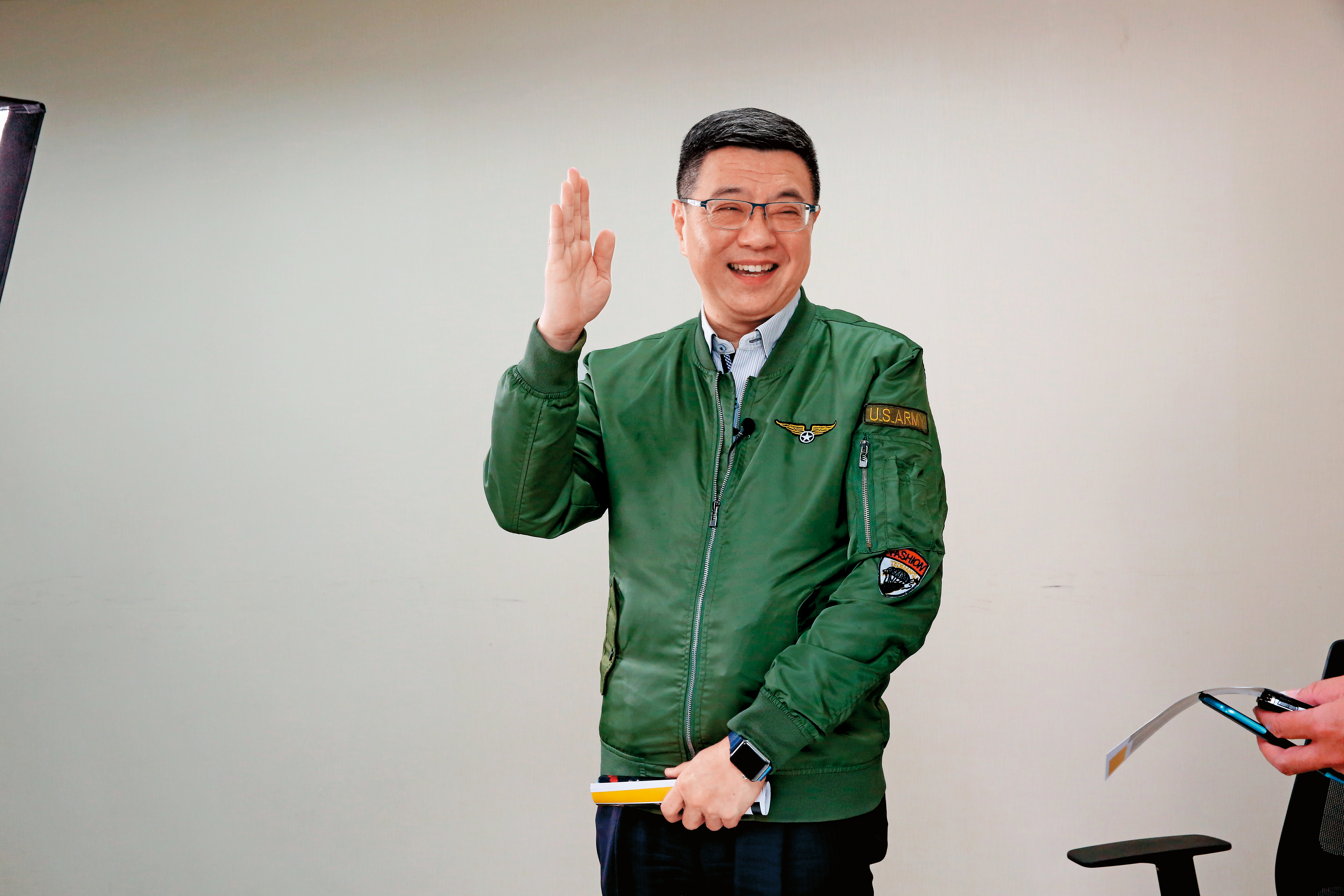 卓榮泰（圖）宣示將堅持「黨內選舉不貼標籤、不出惡言；對黨改造不留情面、沒有上限」2大原則。