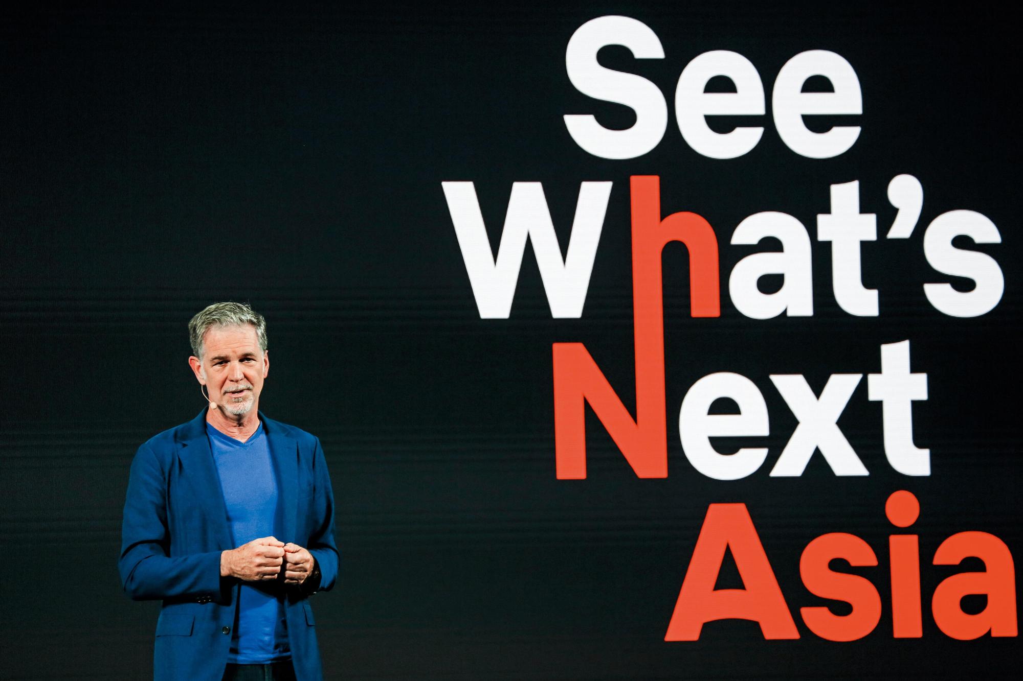 Netflix創辦人兼執行長里德海斯汀認為,好故事能為全球觀眾搭起情感的橋梁。(Netflix提供)