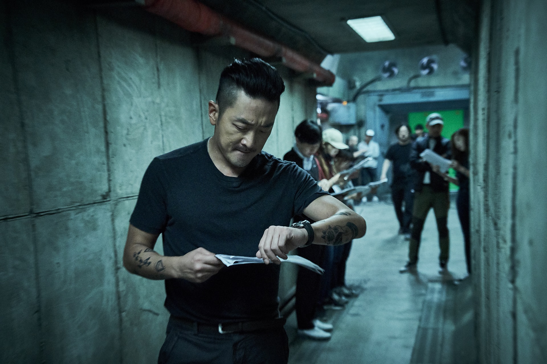 韓星河正宇將與李善均和電影《90分鐘末日倒數》導演金秉祐於明年1月初訪台。（華聯國際提供）