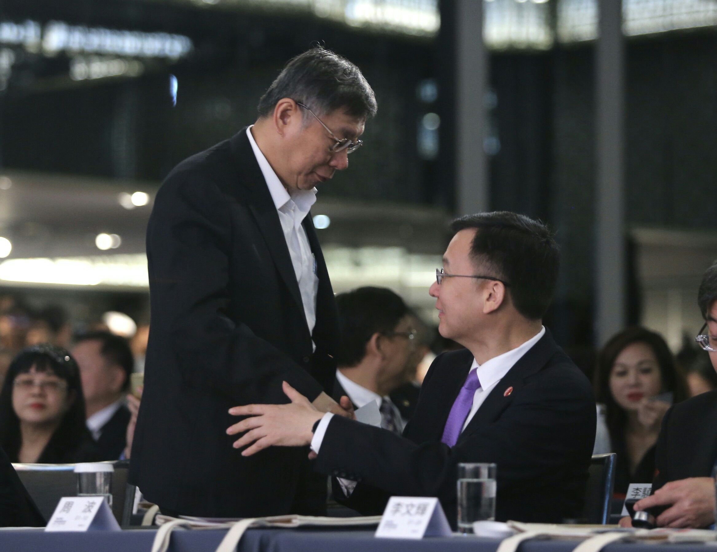 2018年台北上海雙城論壇，今上午9點正式登場，柯文哲強調應以對話代替對抗，盼減少不必要誤會。（台北市攝影記者聯誼會提供）